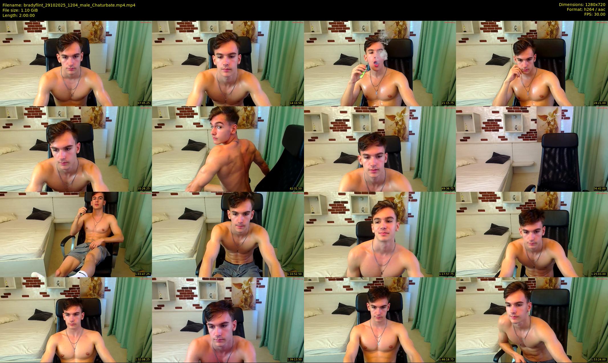 bradyflint — 120 minute Chaturbate male cam show recording, 720p, Oct 29, 2025