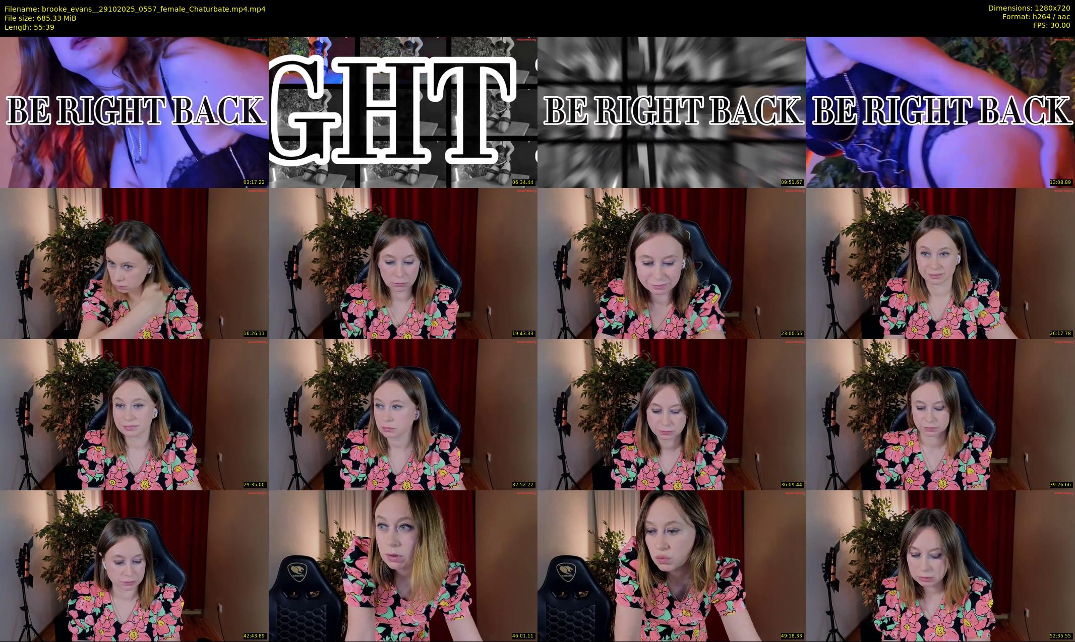 brooke_evans_ — 56 minute Chaturbate female cam show recording, 720p, Oct 29, 2025