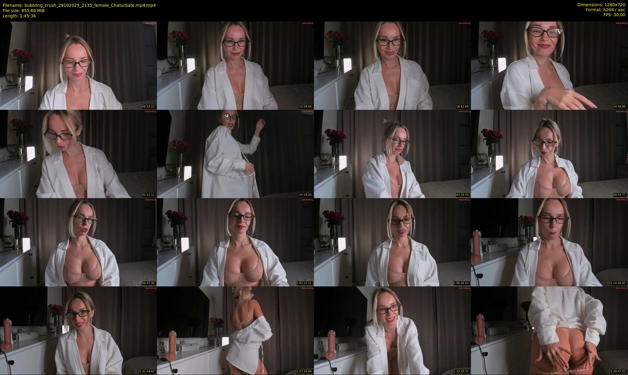 bubbling_crush — 106 minute Chaturbate female cam show recording, 720p, Oct 29, 2025