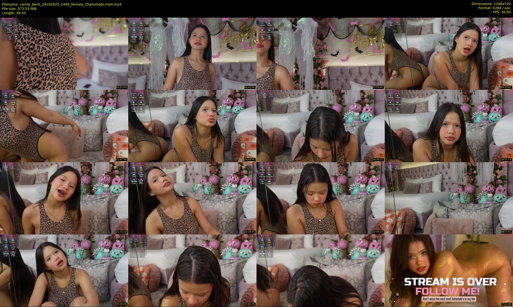 candy_beck — 40 minute Chaturbate female cam show recording, 720p, Oct 29, 2025