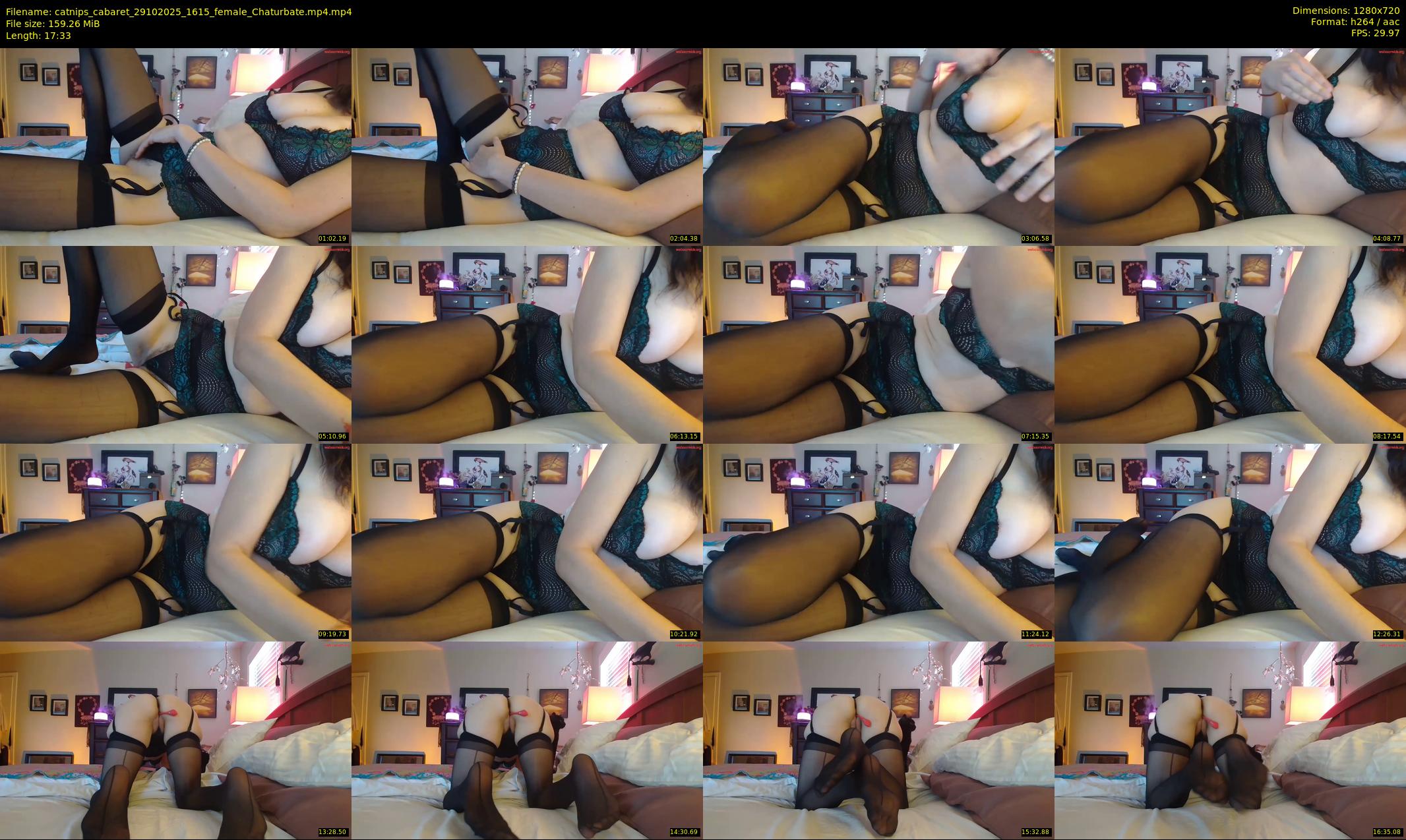 catnips_cabaret — 18 minute Chaturbate female cam show recording, 720p, Oct 29, 2025