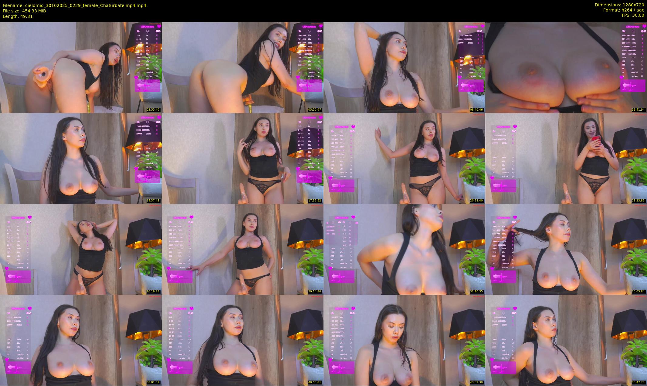 cielomio — 50 minute Chaturbate female cam show recording, 720p, Oct 30, 2025