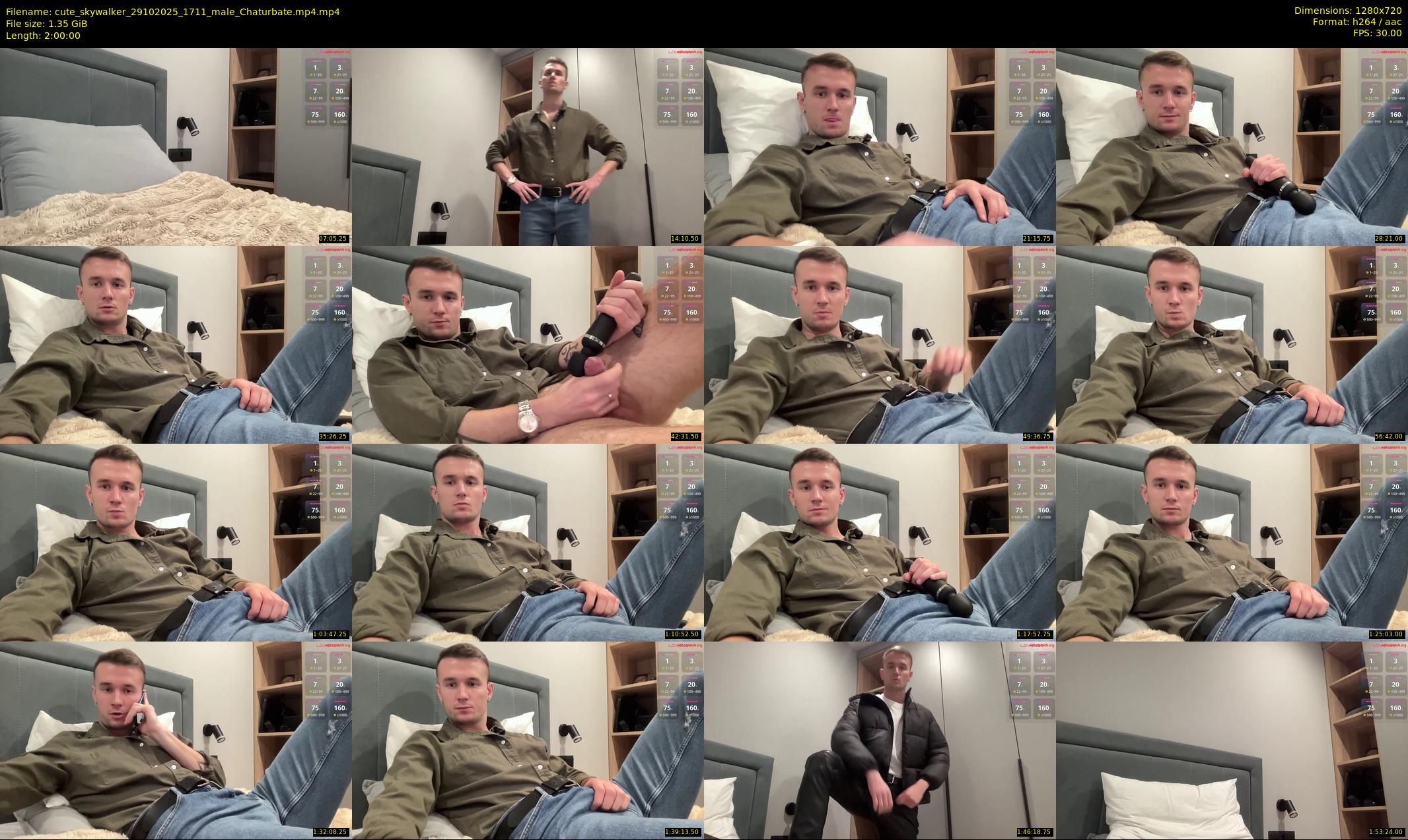 cute_skywalker — 120 minute Chaturbate male cam show recording, 720p, Oct 29, 2025