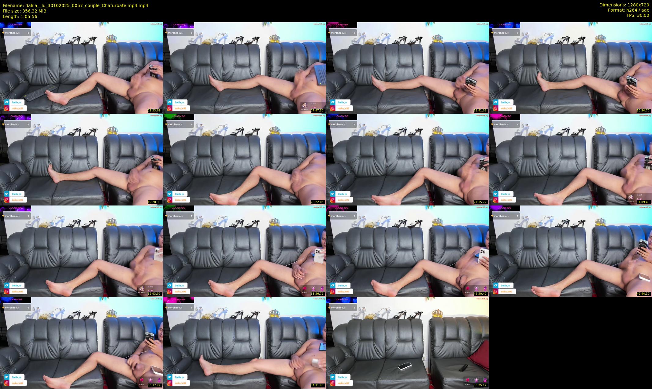 dalila__lu — 66 minute Chaturbate couple cam show recording, 720p, Oct 30, 2025