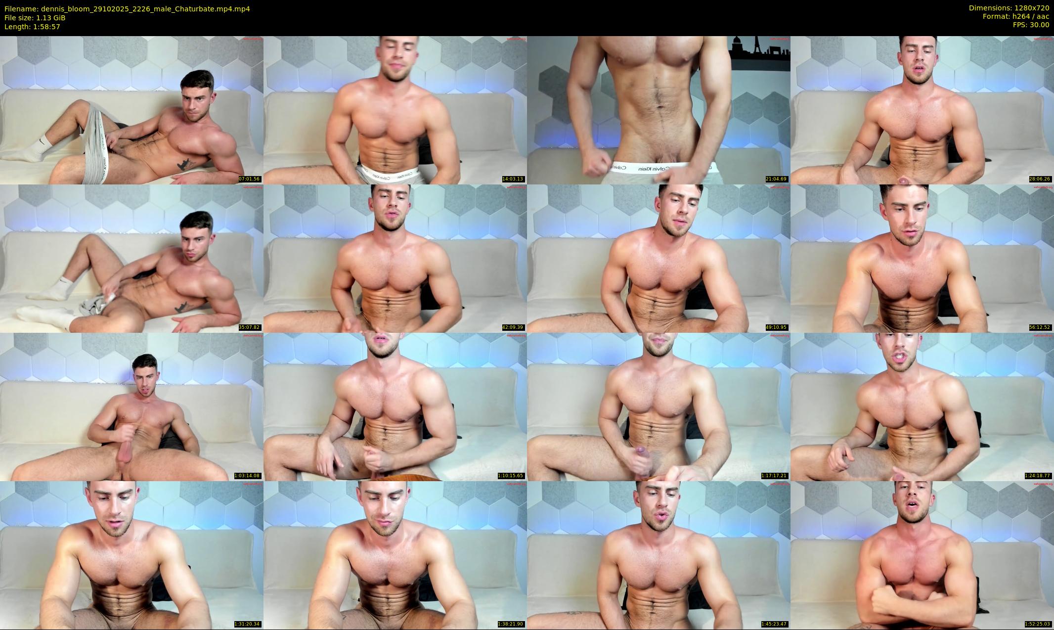 dennis_bloom — 119 minute Chaturbate male cam show recording, 720p, Oct 29, 2025
