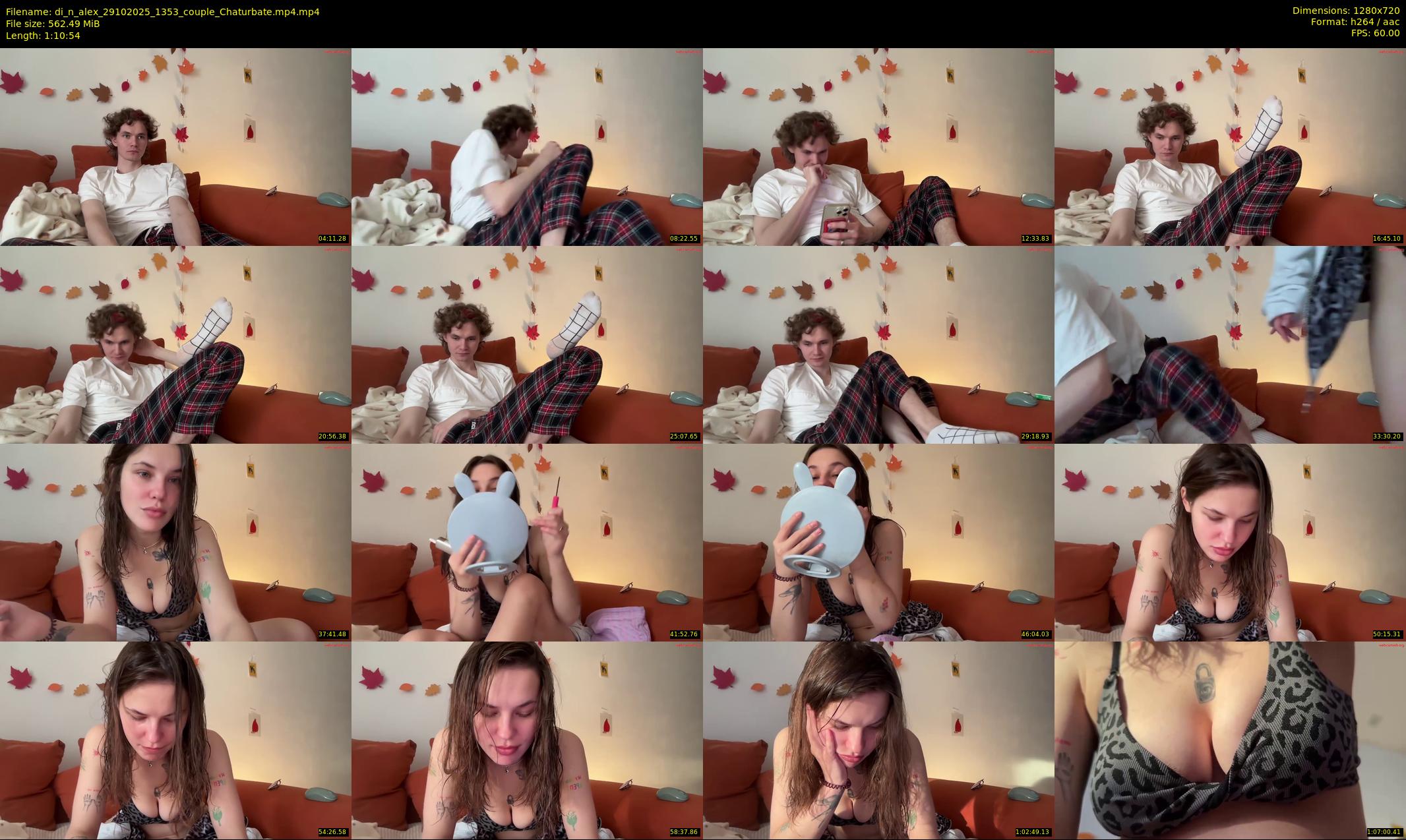 di_n_alex — 71 minute Chaturbate couple cam show recording, 720p, Oct 29, 2025
