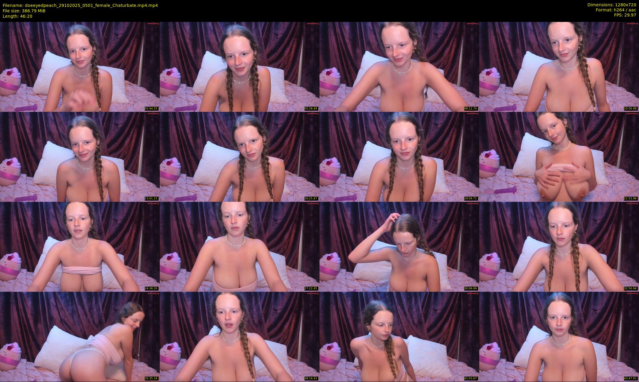 doeeyedpeach — 47 minute Chaturbate female cam show recording, 720p, Oct 29, 2025