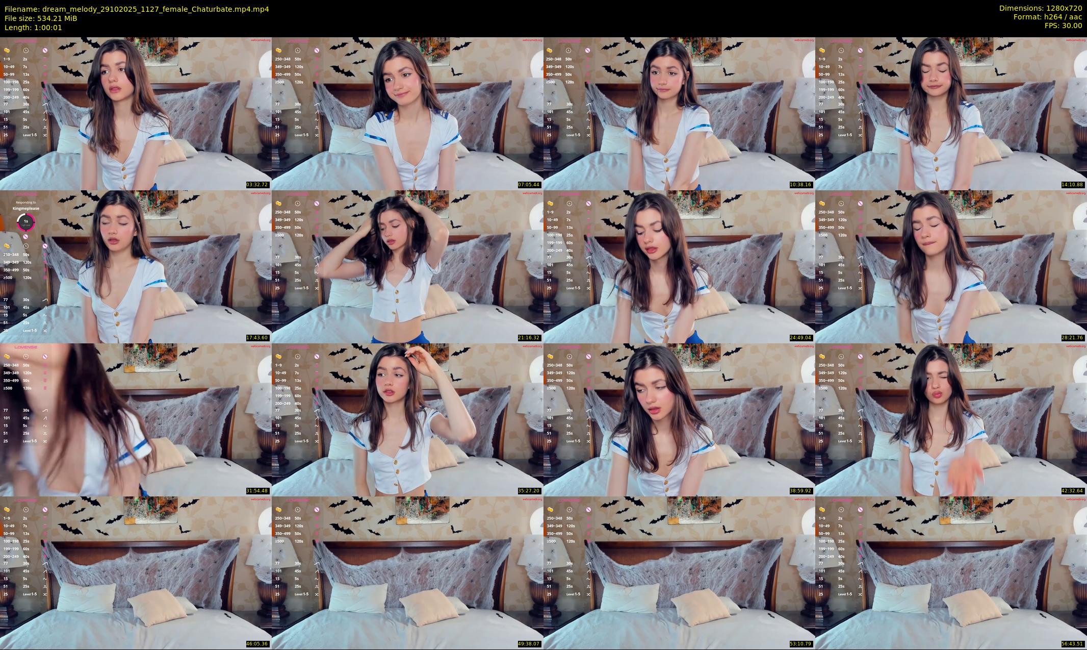 dream_melody — 61 minute Chaturbate female cam show recording, 720p, Oct 29, 2025