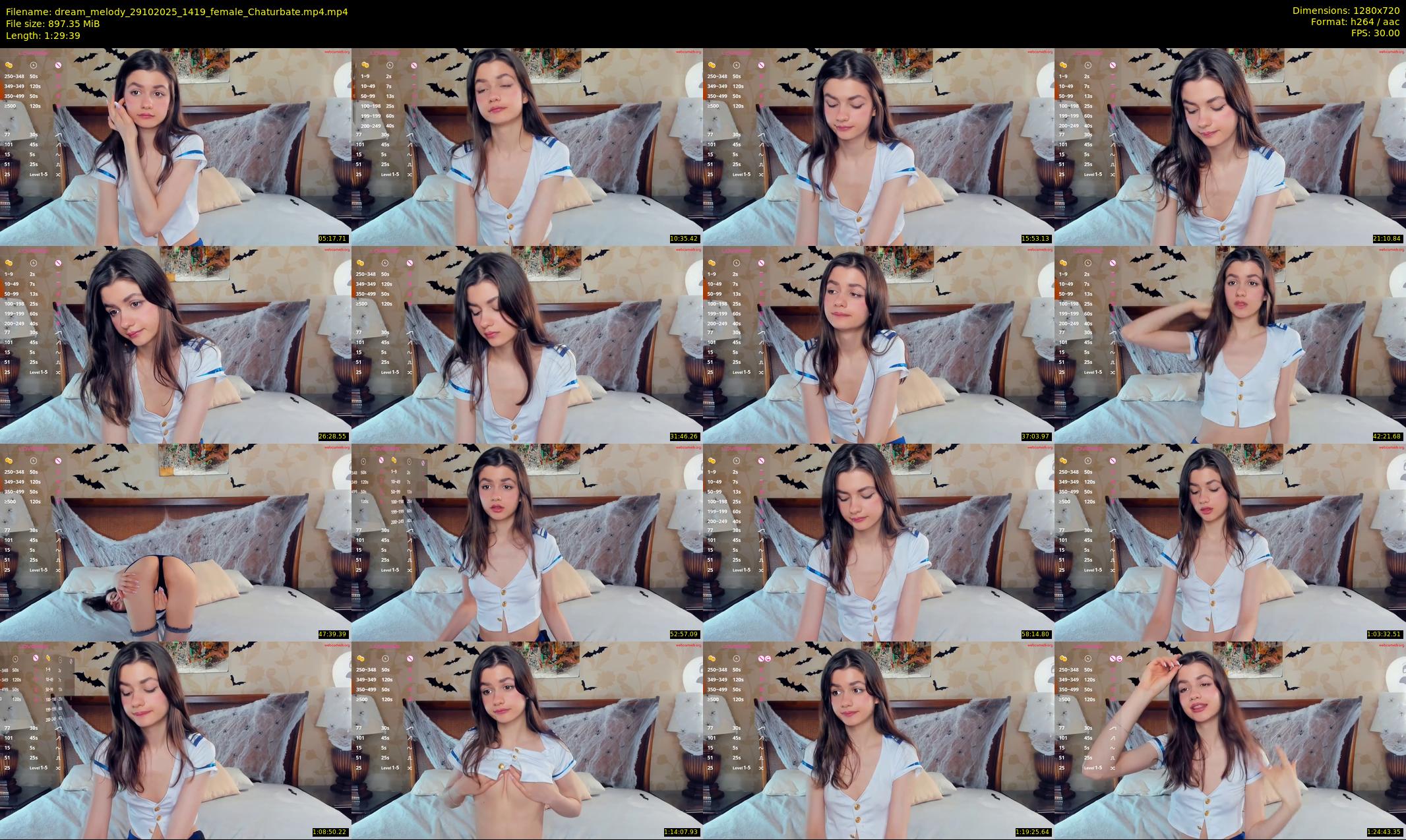 dream_melody — 90 minute Chaturbate female cam show recording, 720p, Oct 29, 2025