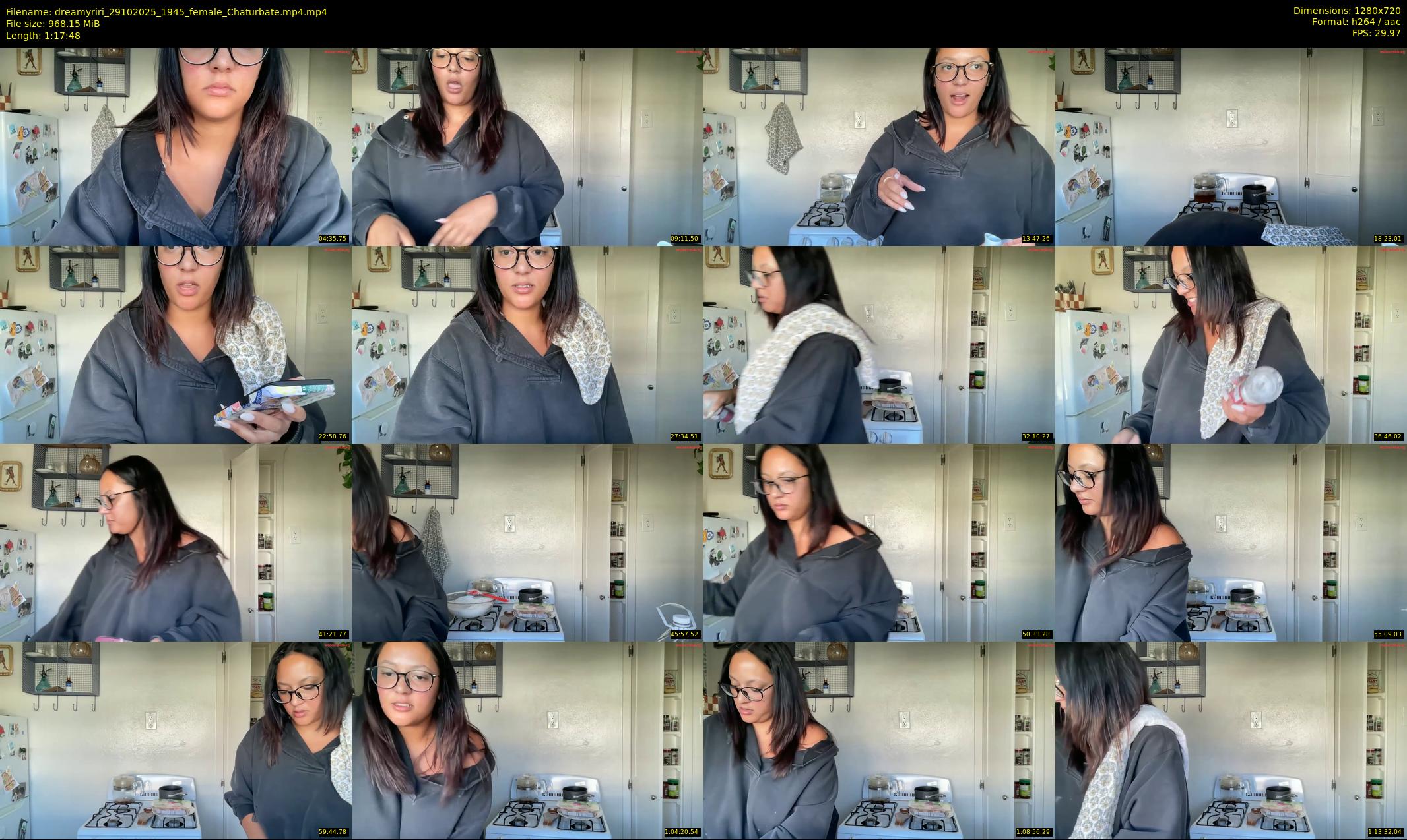 dreamyriri — 78 minute Chaturbate female cam show recording, 720p, Oct 29, 2025