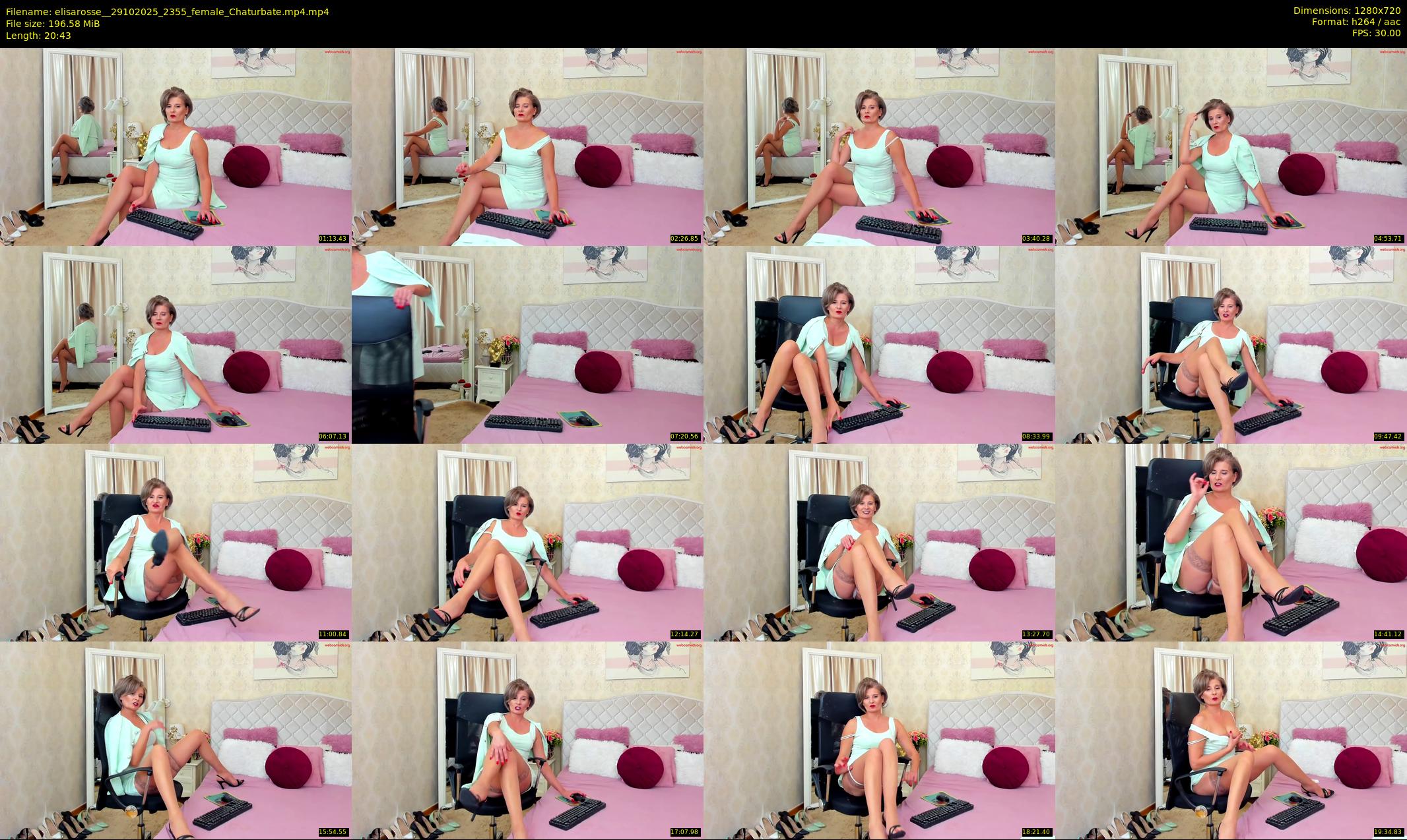 elisarosse_ — 21 minute Chaturbate female cam show recording, 720p, Oct 29, 2025