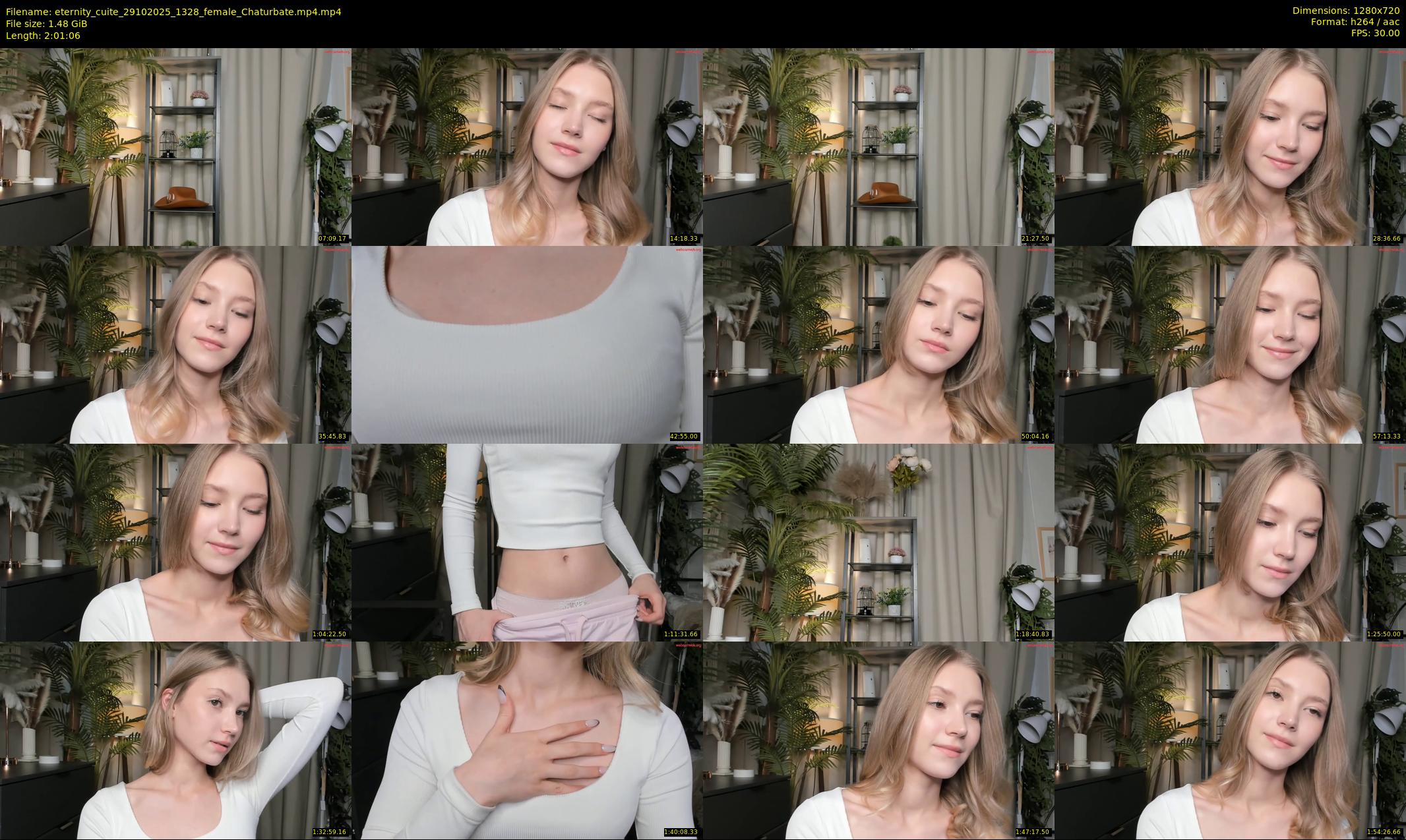 eternity_cuite — 122 minute Chaturbate female cam show recording, 720p, Oct 29, 2025