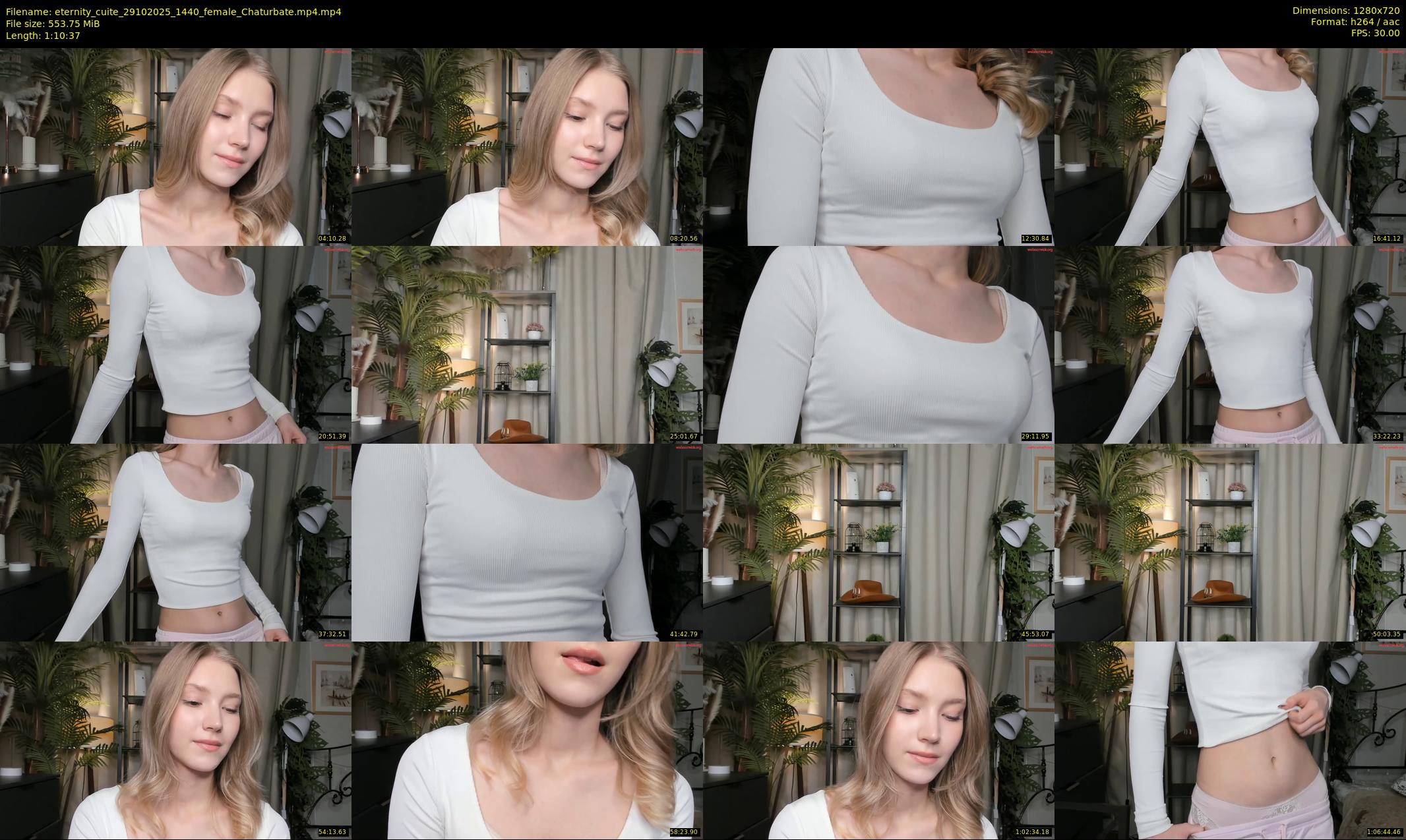 eternity_cuite — 71 minute Chaturbate female cam show recording, 720p, Oct 29, 2025