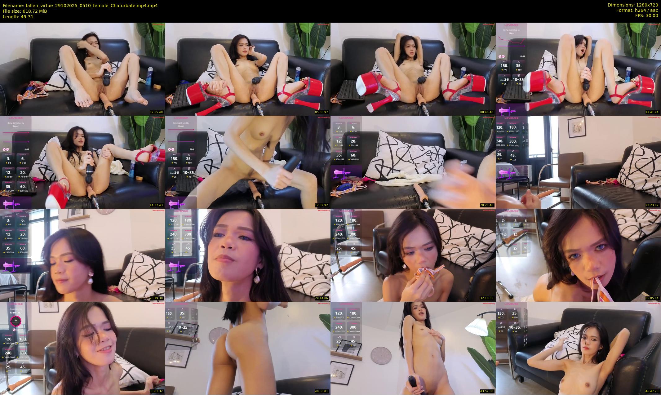 fallen_virtue — 50 minute Chaturbate female cam show recording, 720p, Oct 29, 2025