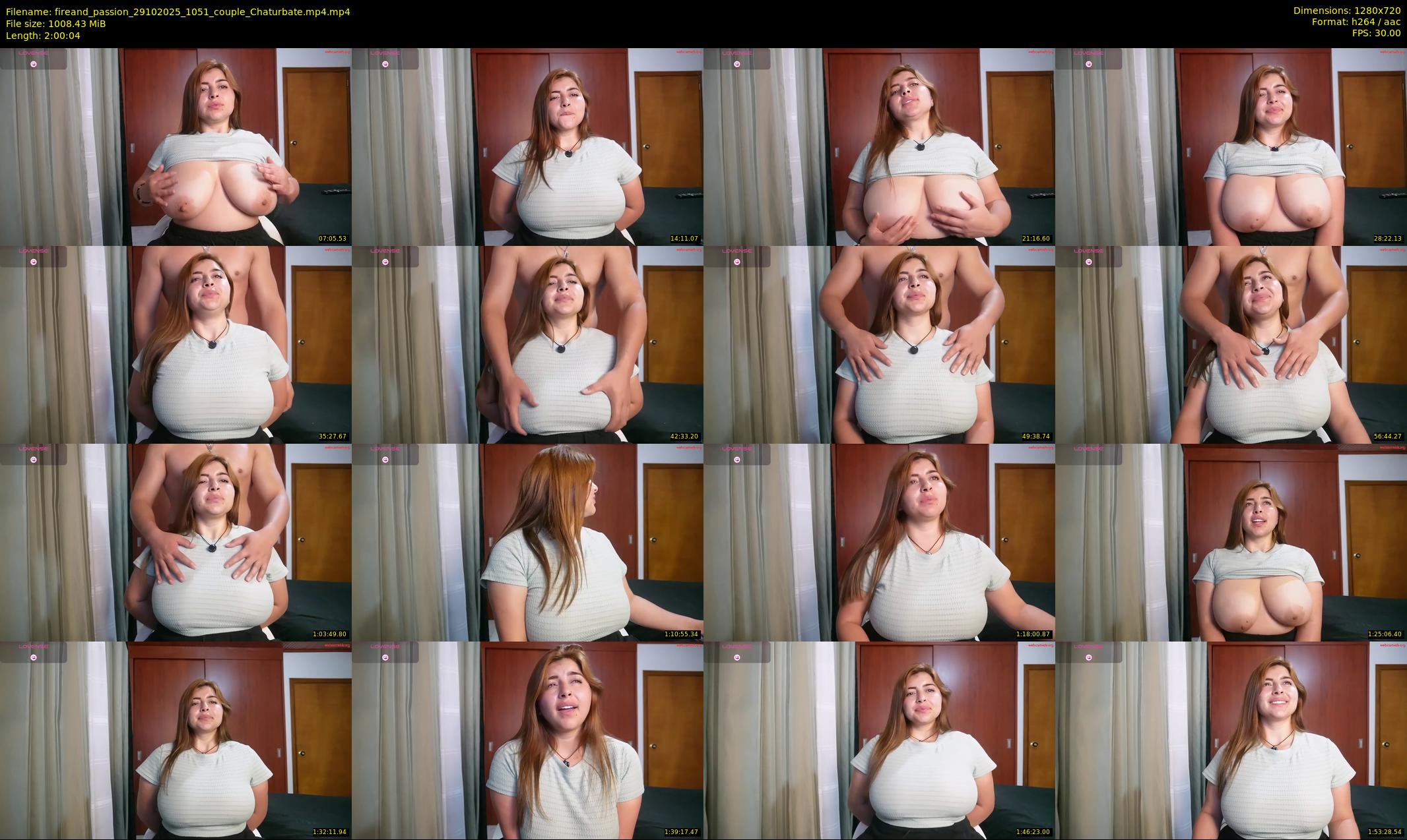fireand_passion — 121 minute Chaturbate couple cam show recording, 720p, Oct 29, 2025