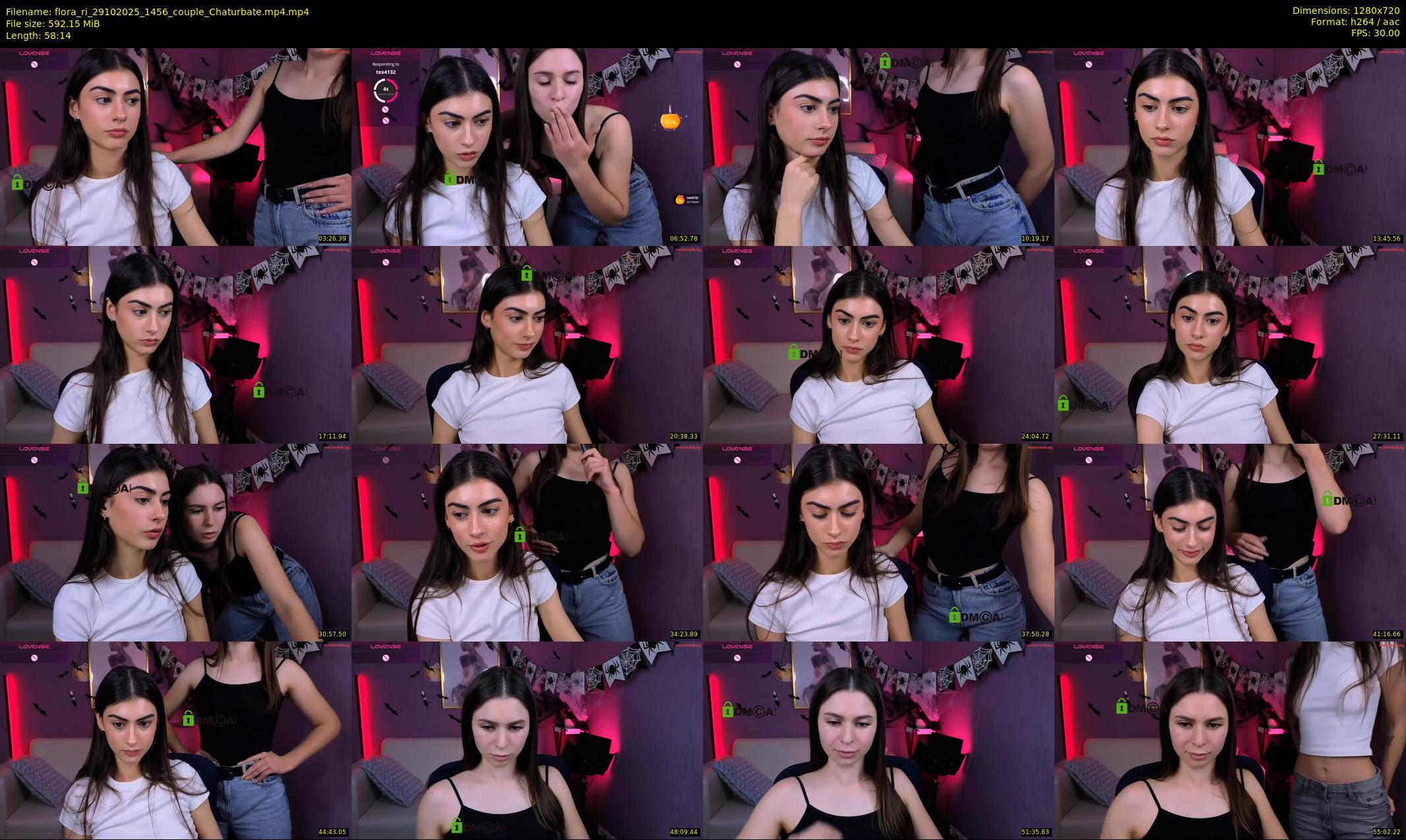 flora_ri — 59 minute Chaturbate female cam show recording, 720p, Oct 29, 2025