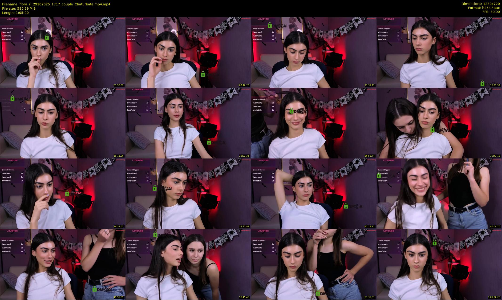 flora_ri — 65 minute Chaturbate female cam show recording, 720p, Oct 29, 2025
