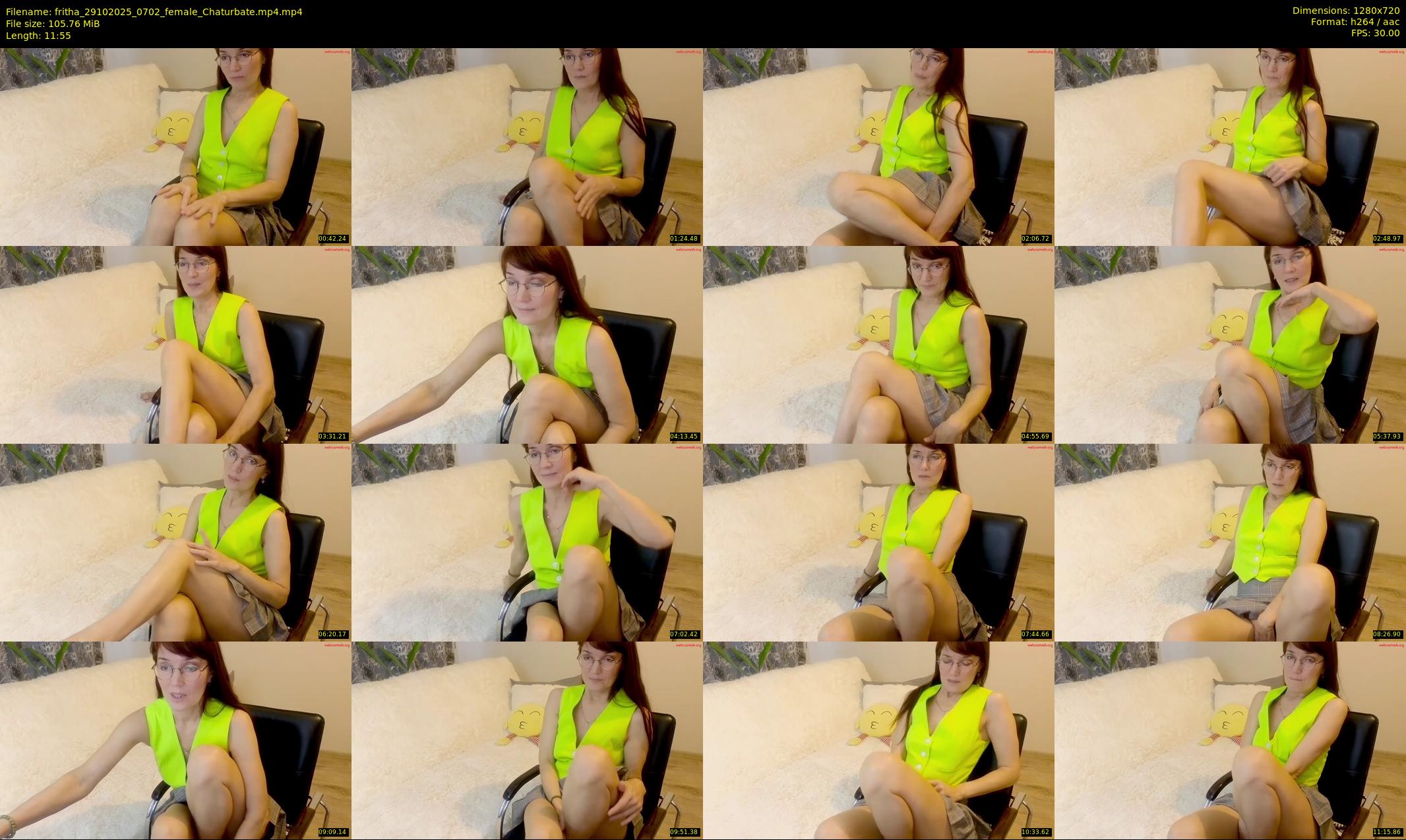 fritha — 12 minute Chaturbate female cam show recording, 720p, Oct 29, 2025