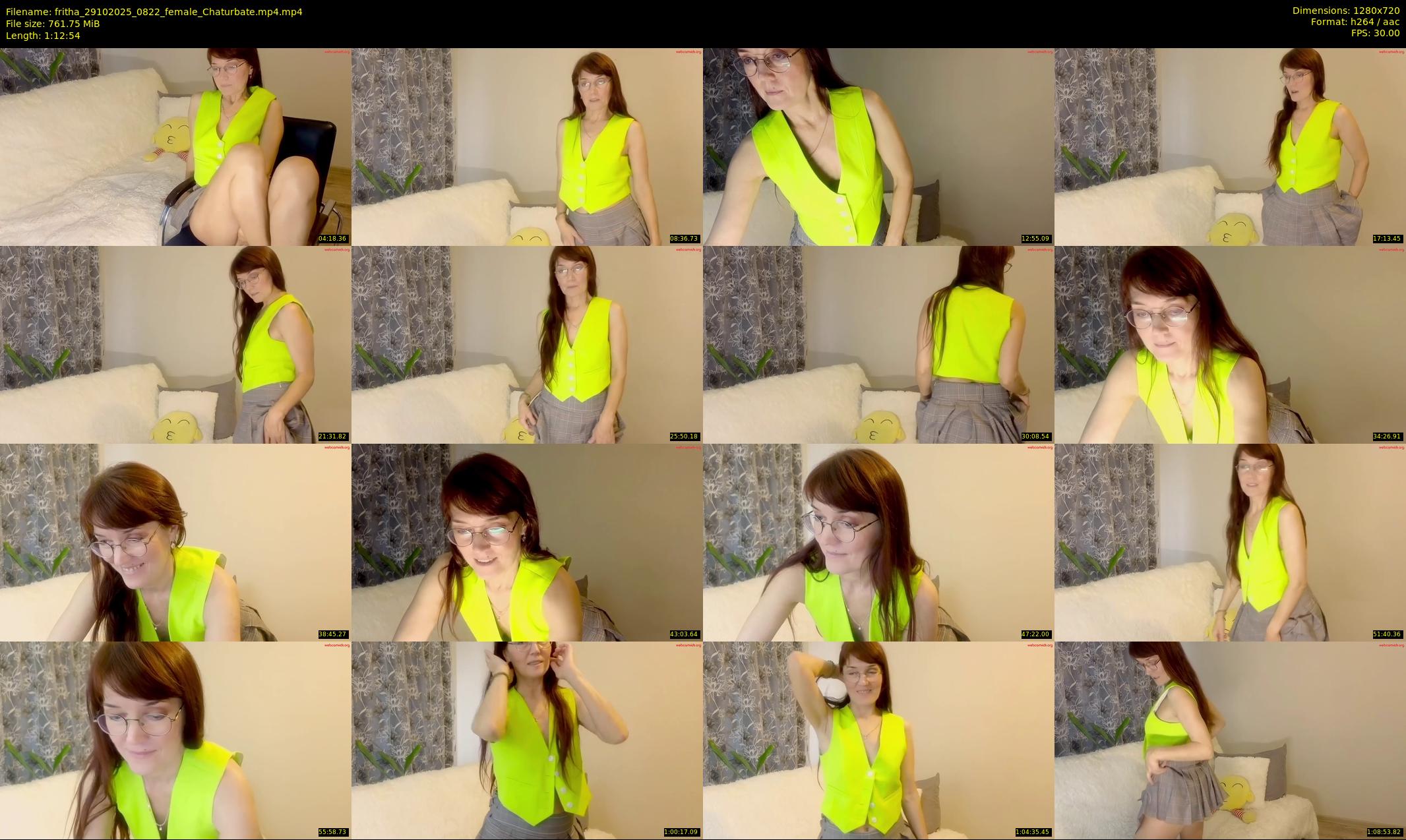 fritha — 73 minute Chaturbate female cam show recording, 720p, Oct 29, 2025