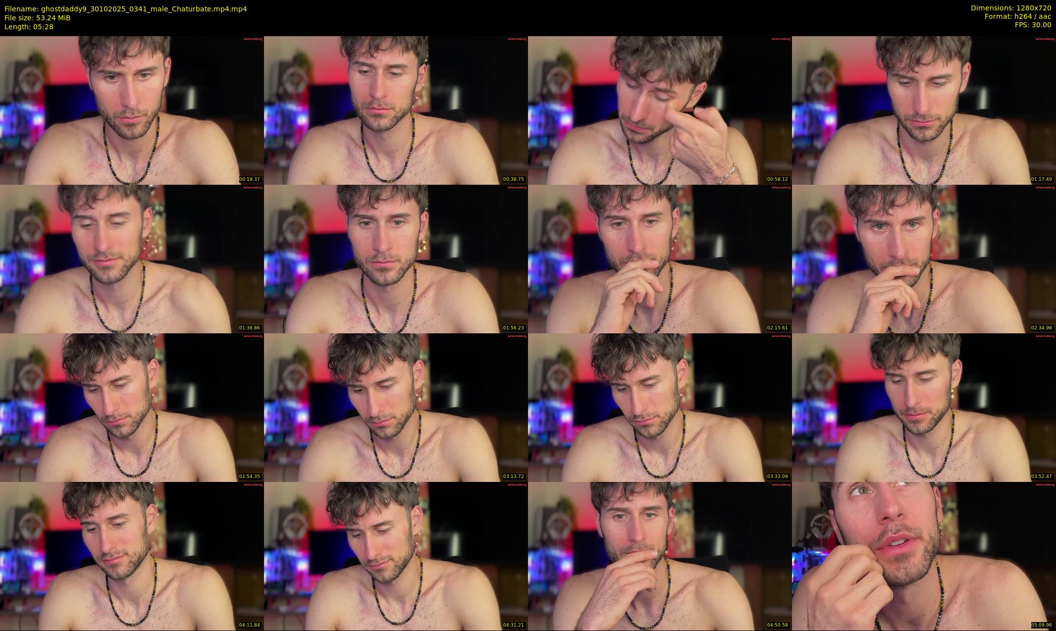 ghostdaddy9 — 6 minute Chaturbate male cam show recording, 720p, Oct 30, 2025