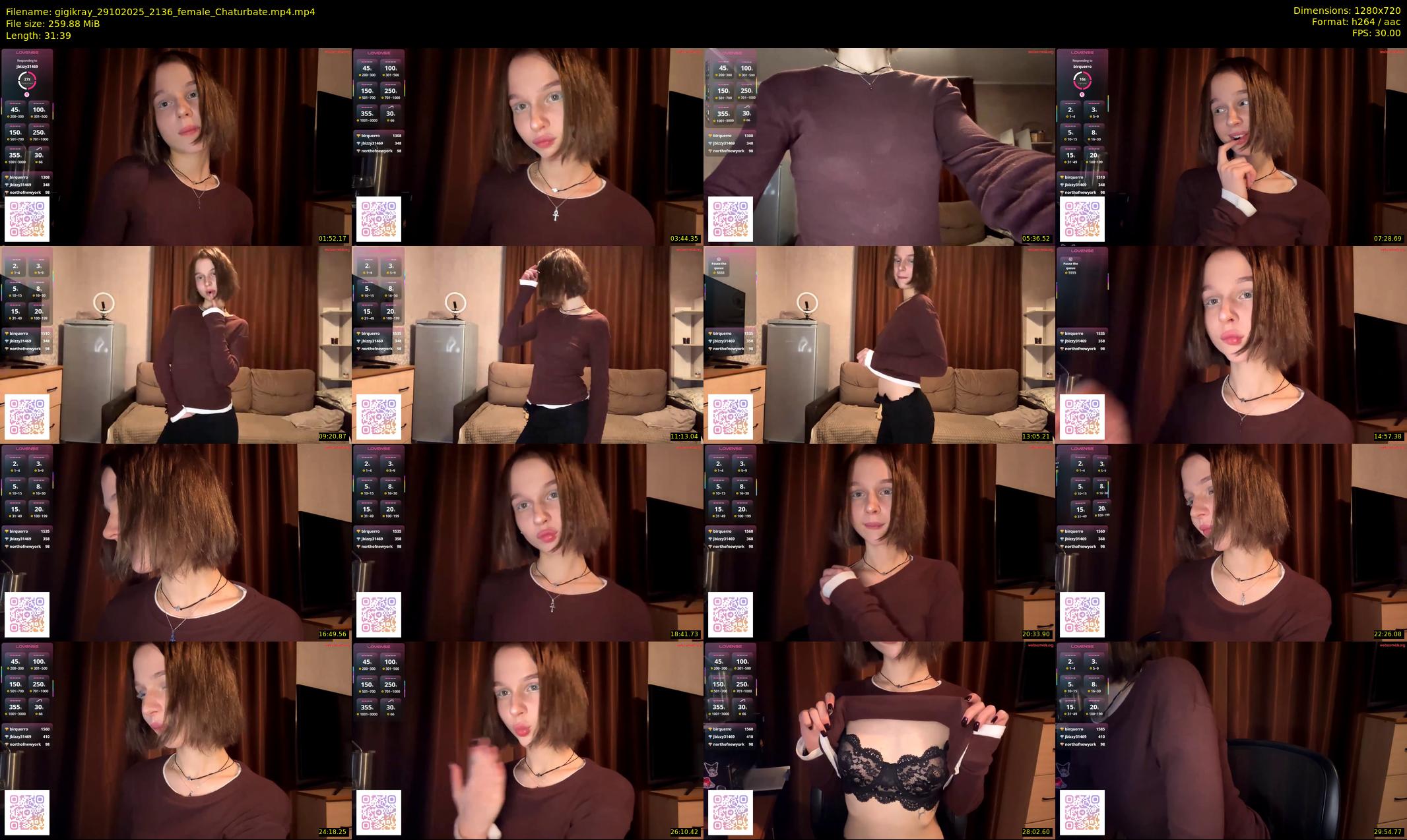 gigikray — 32 minute Chaturbate female cam show recording, 720p, Oct 29, 2025