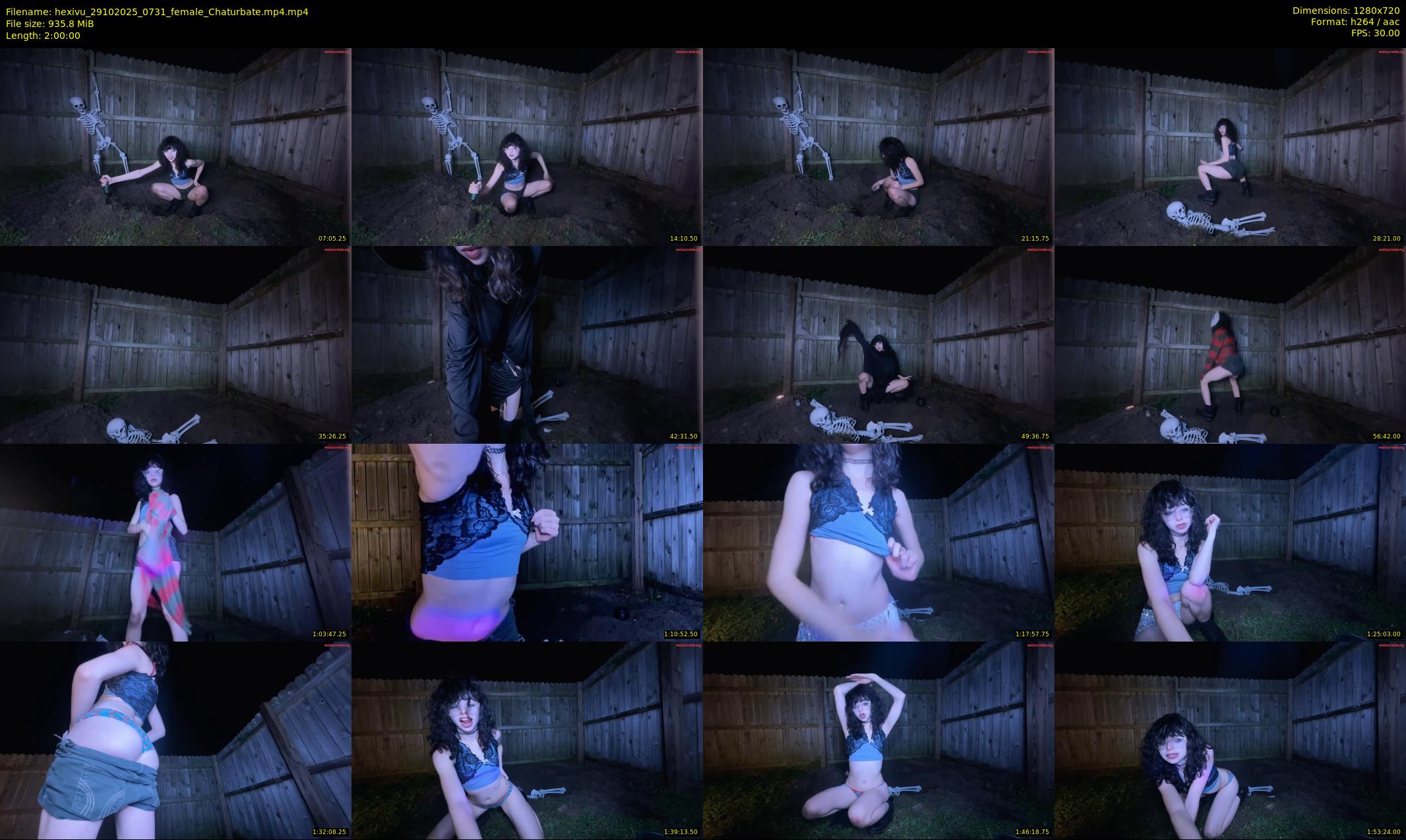 hexivu — 120 minute Chaturbate female cam show recording, 720p, Oct 29, 2025