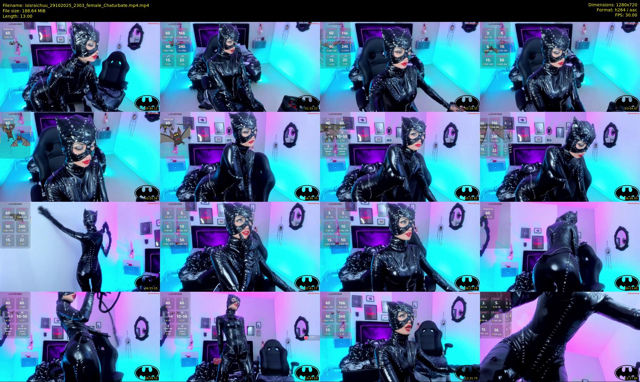 isisraichuu — 13 minute Chaturbate female cam show recording, 720p, Oct 29, 2025