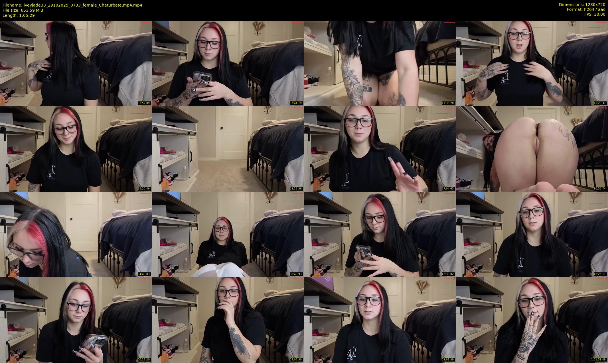 iveyjade33 — 66 minute Chaturbate female cam show recording, 720p, Oct 29, 2025