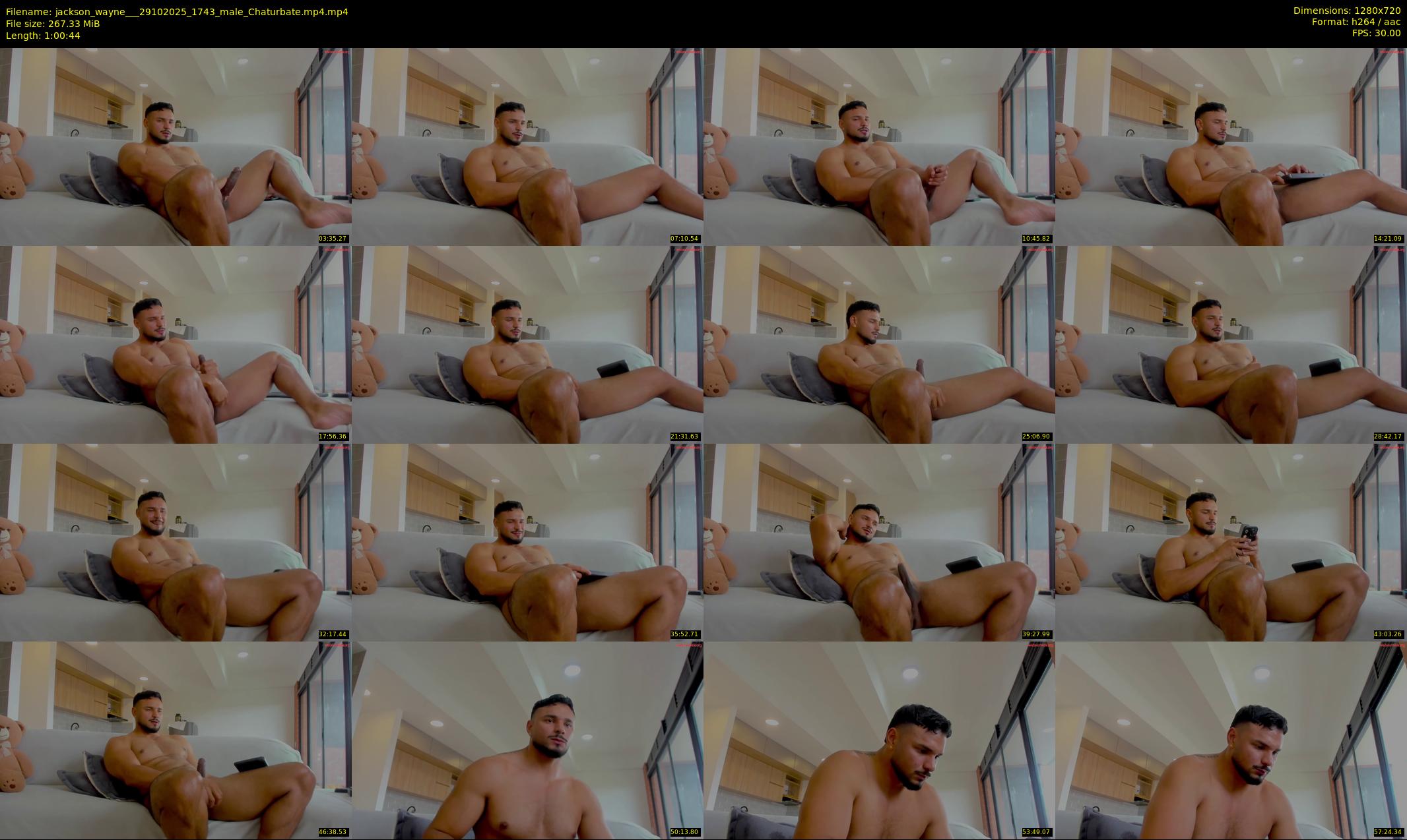 jackson_wayne__ — 61 minute Chaturbate male cam show recording, 720p, Oct 29, 2025