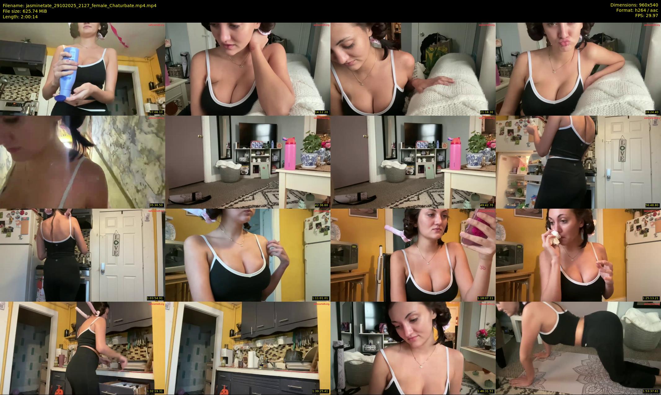 jasminetate — 121 minute Chaturbate female cam show recording, 480p, Oct 29, 2025