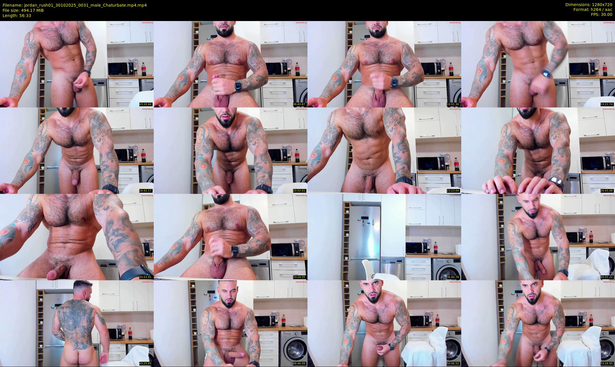 jordan_rush01 — 57 minute Chaturbate male cam show recording, 720p, Oct 30, 2025