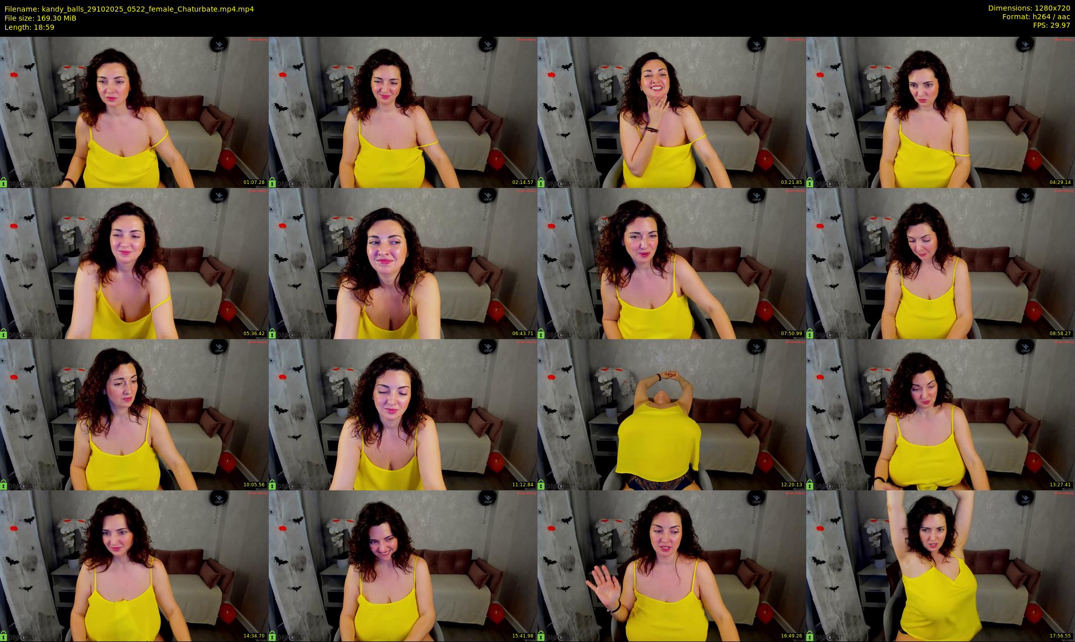 kandy_balls — 19 minute Chaturbate female cam show recording, 720p, Oct 29, 2025