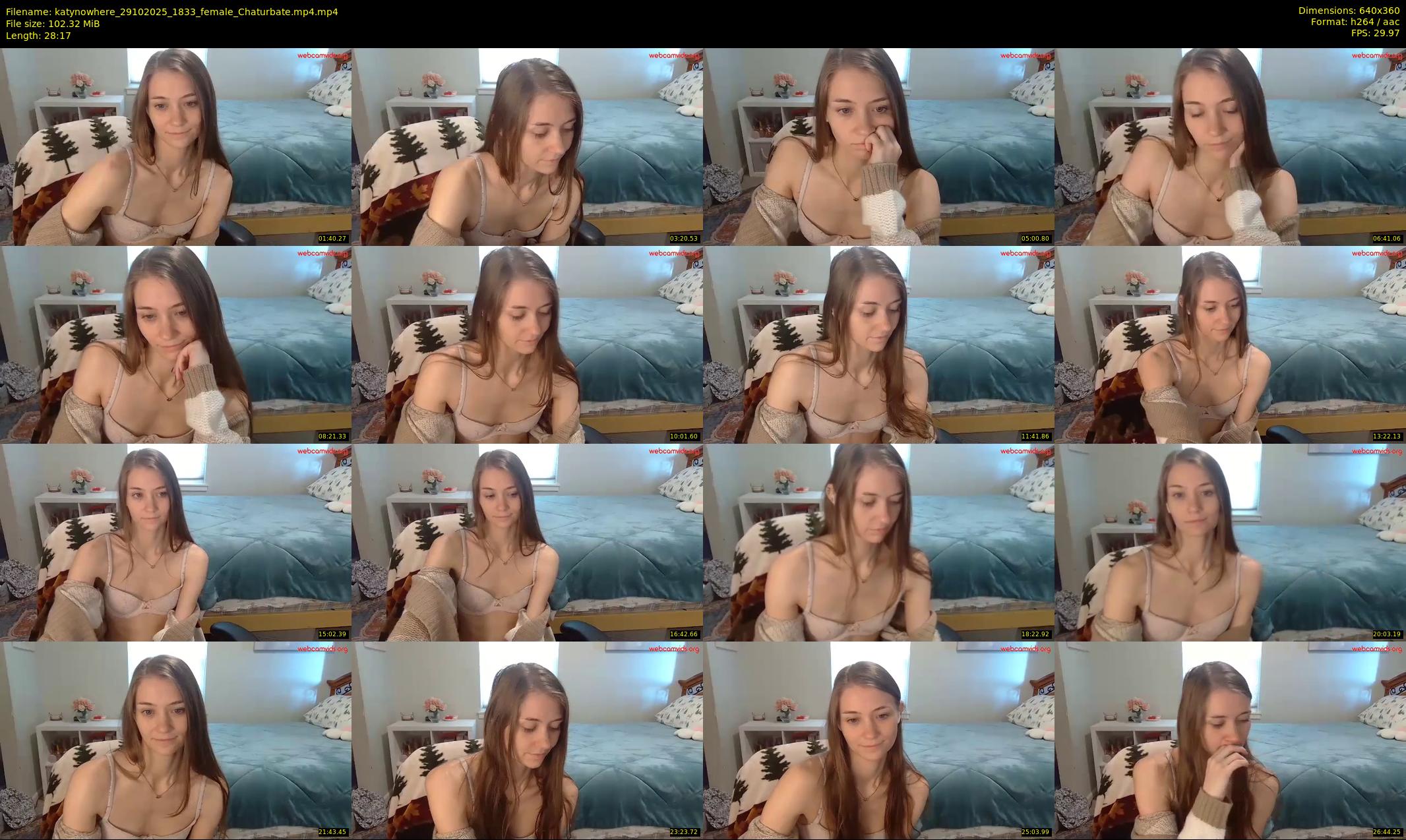 katynowhere — 29 minute Chaturbate female cam show recording, 360p, Oct 29, 2025