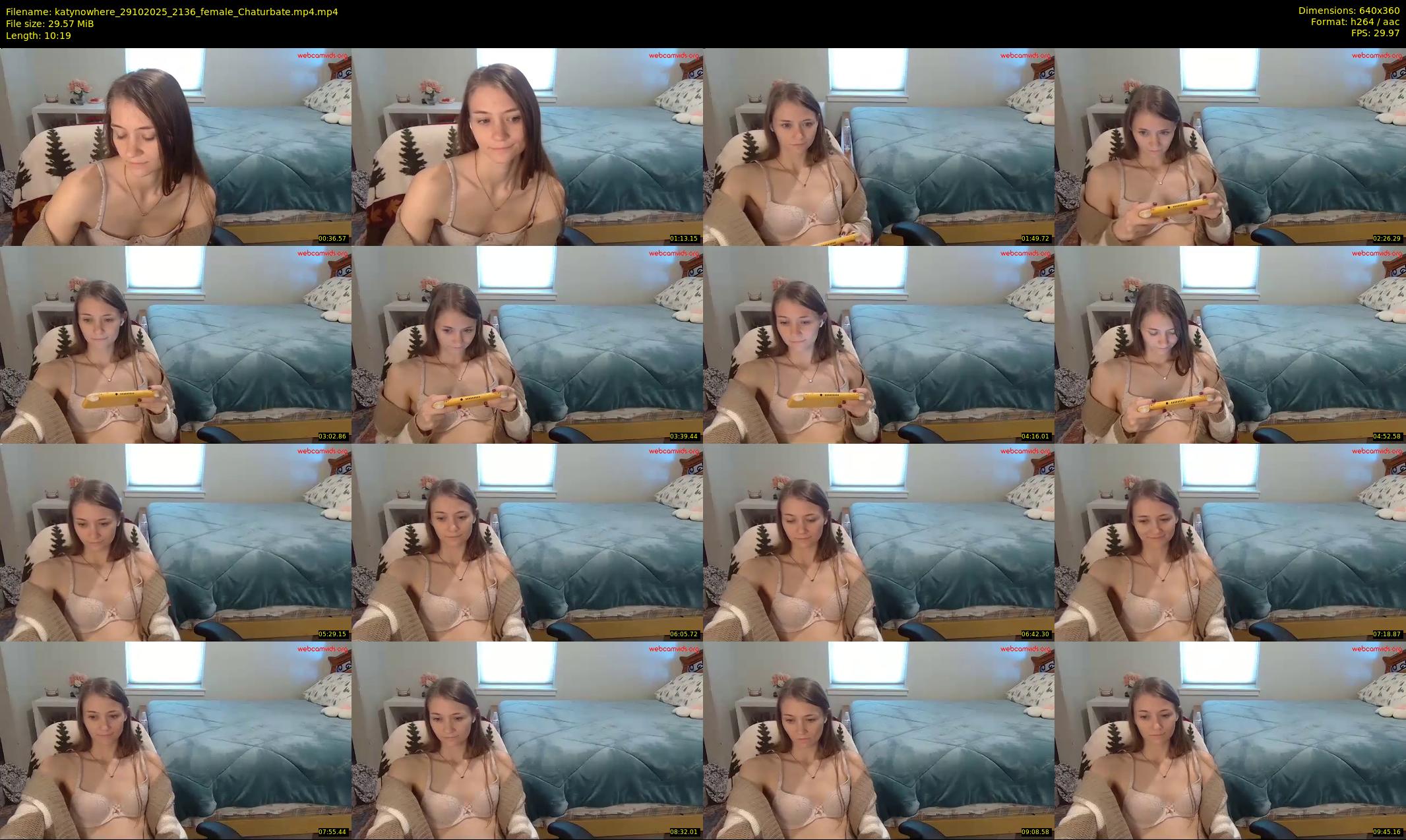 katynowhere — 11 minute Chaturbate female cam show recording, 360p, Oct 29, 2025
