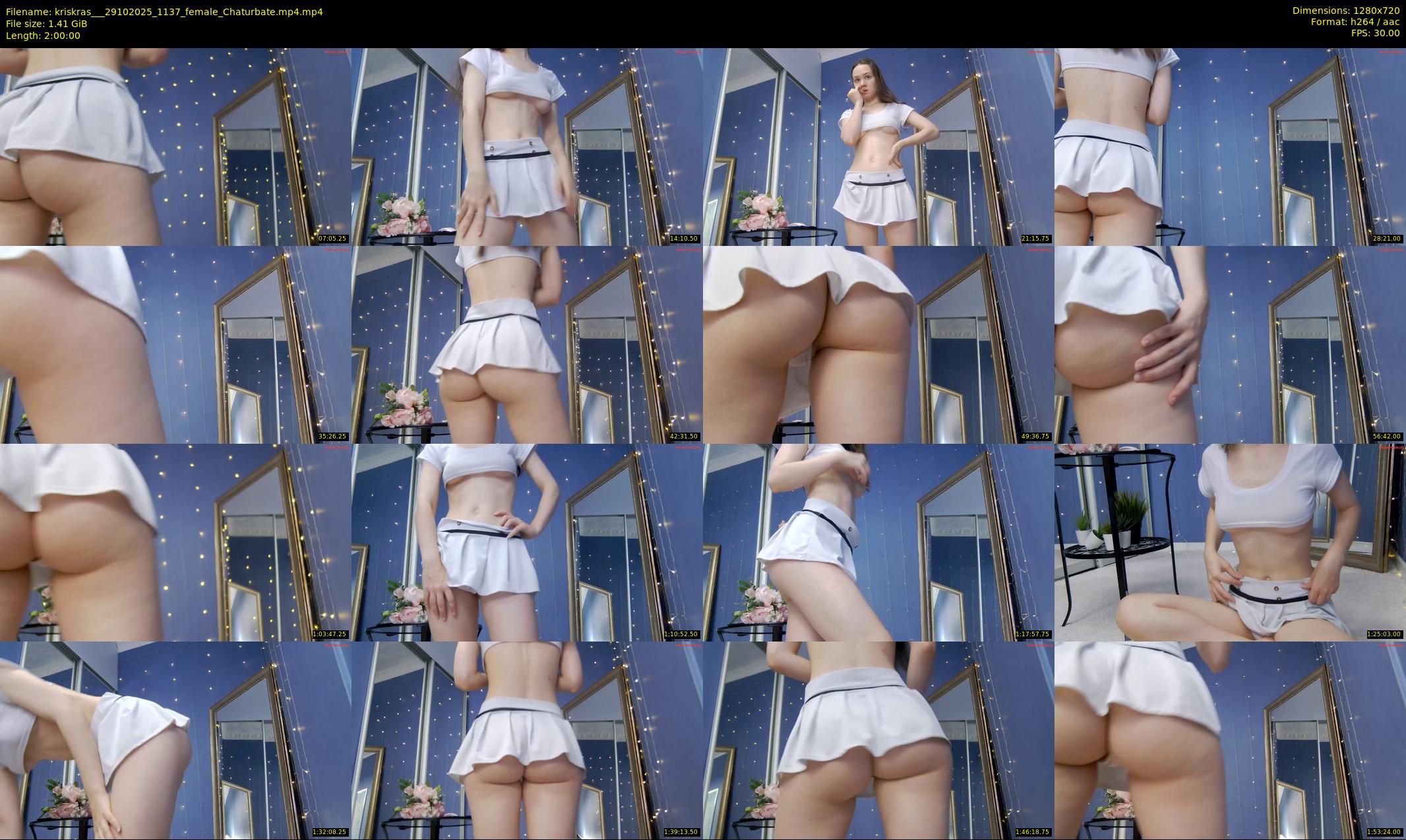 kriskras__ — 120 minute Chaturbate female cam show recording, 720p, Oct 29, 2025