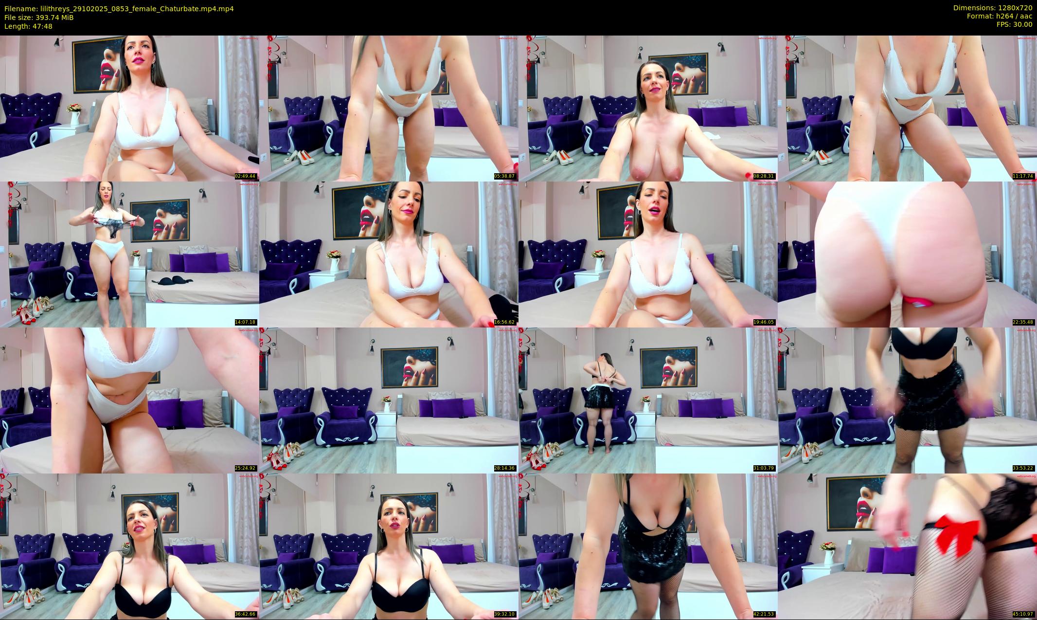 lilithreys — 48 minute Chaturbate female cam show recording, 720p, Oct 29, 2025