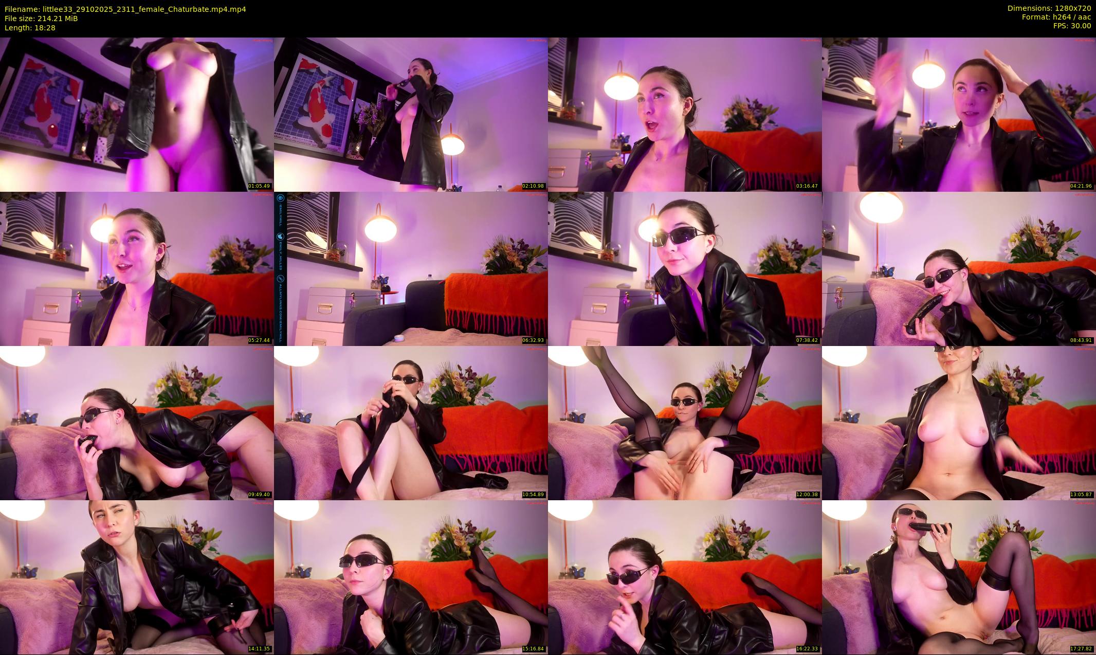 littlee33 — 19 minute Chaturbate female cam show recording, 720p, Oct 29, 2025