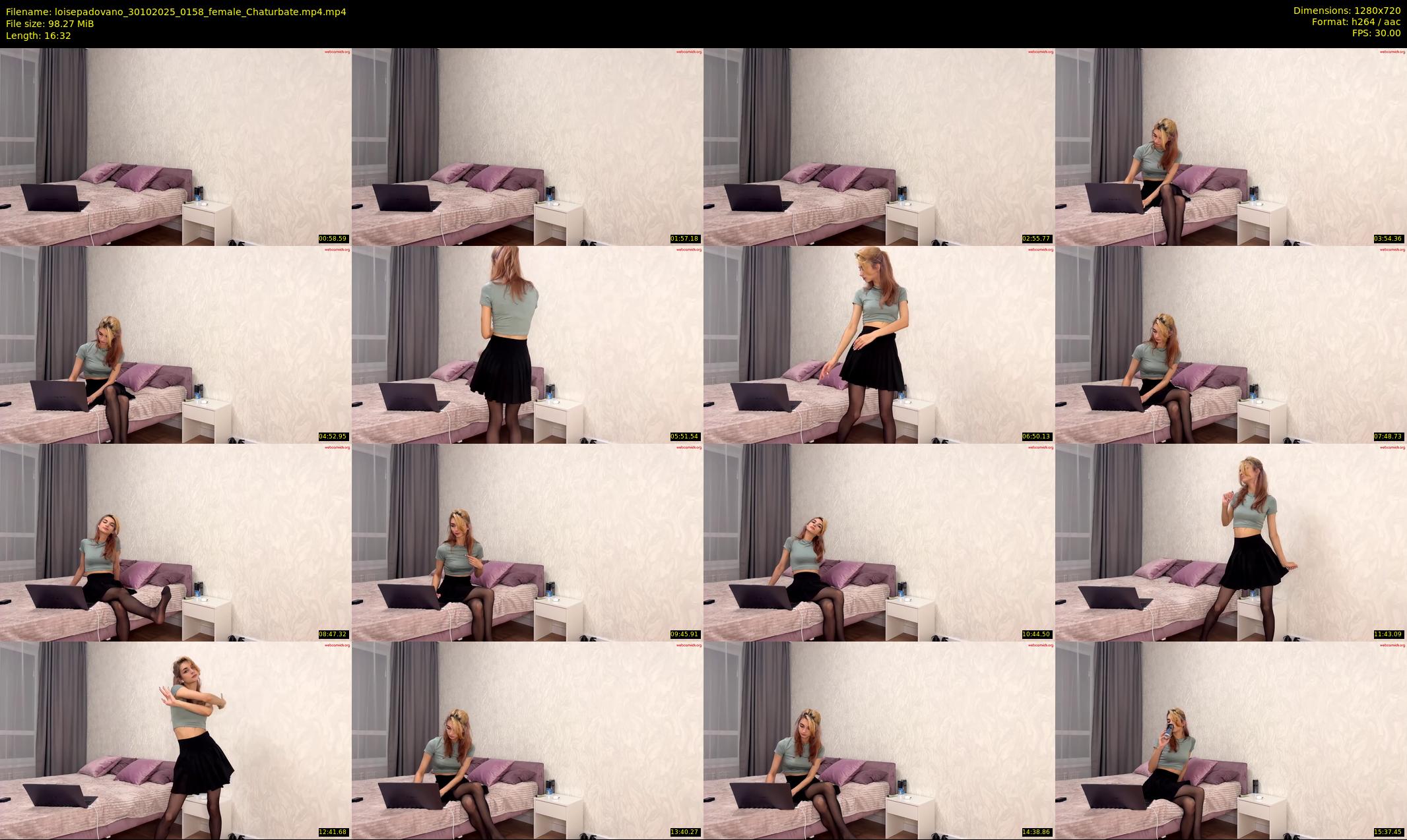 loisepadovano — 17 minute Chaturbate female cam show recording, 720p, Oct 30, 2025