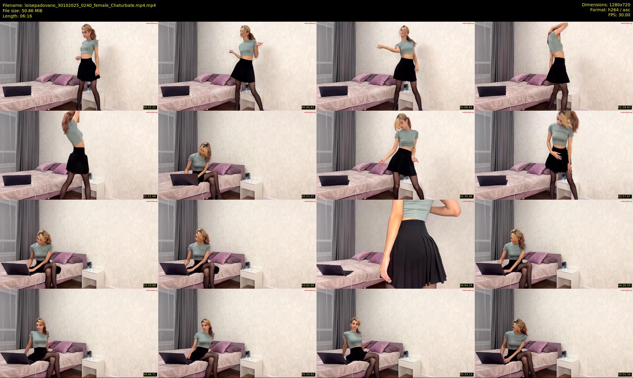 loisepadovano — 7 minute Chaturbate female cam show recording, 720p, Oct 30, 2025