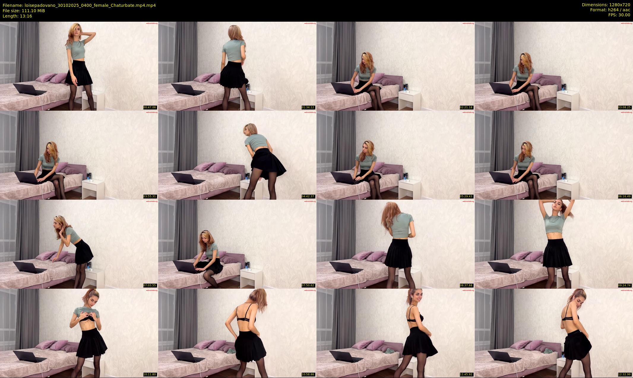loisepadovano — 14 minute Chaturbate female cam show recording, 720p, Oct 30, 2025