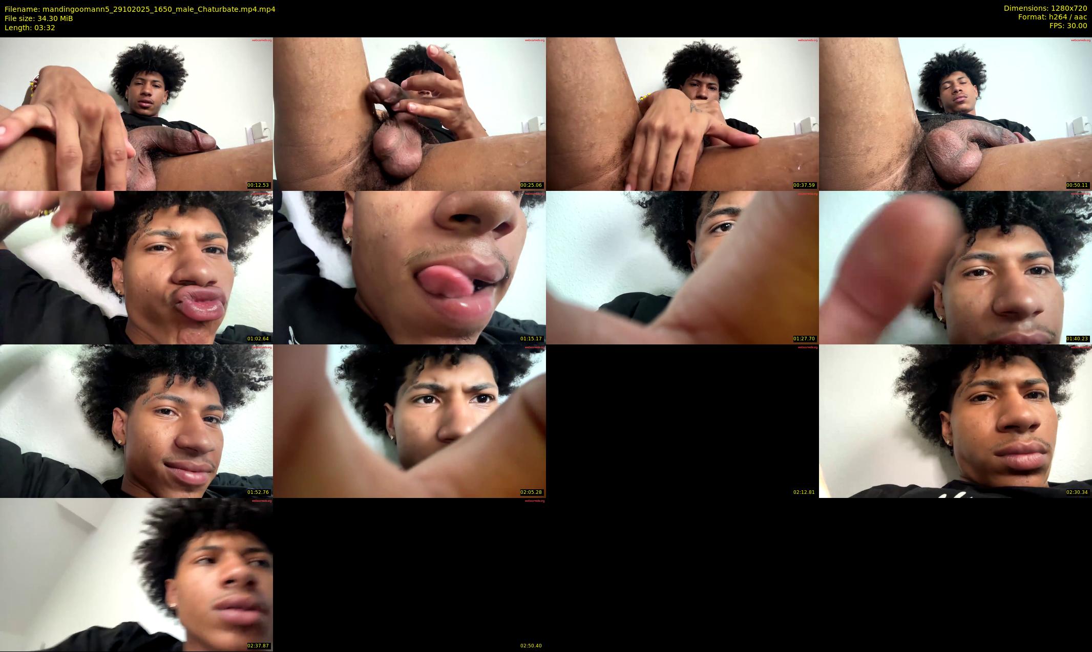 mandingoomann5 — 4 minute Chaturbate male cam show recording, 720p, Oct 29, 2025