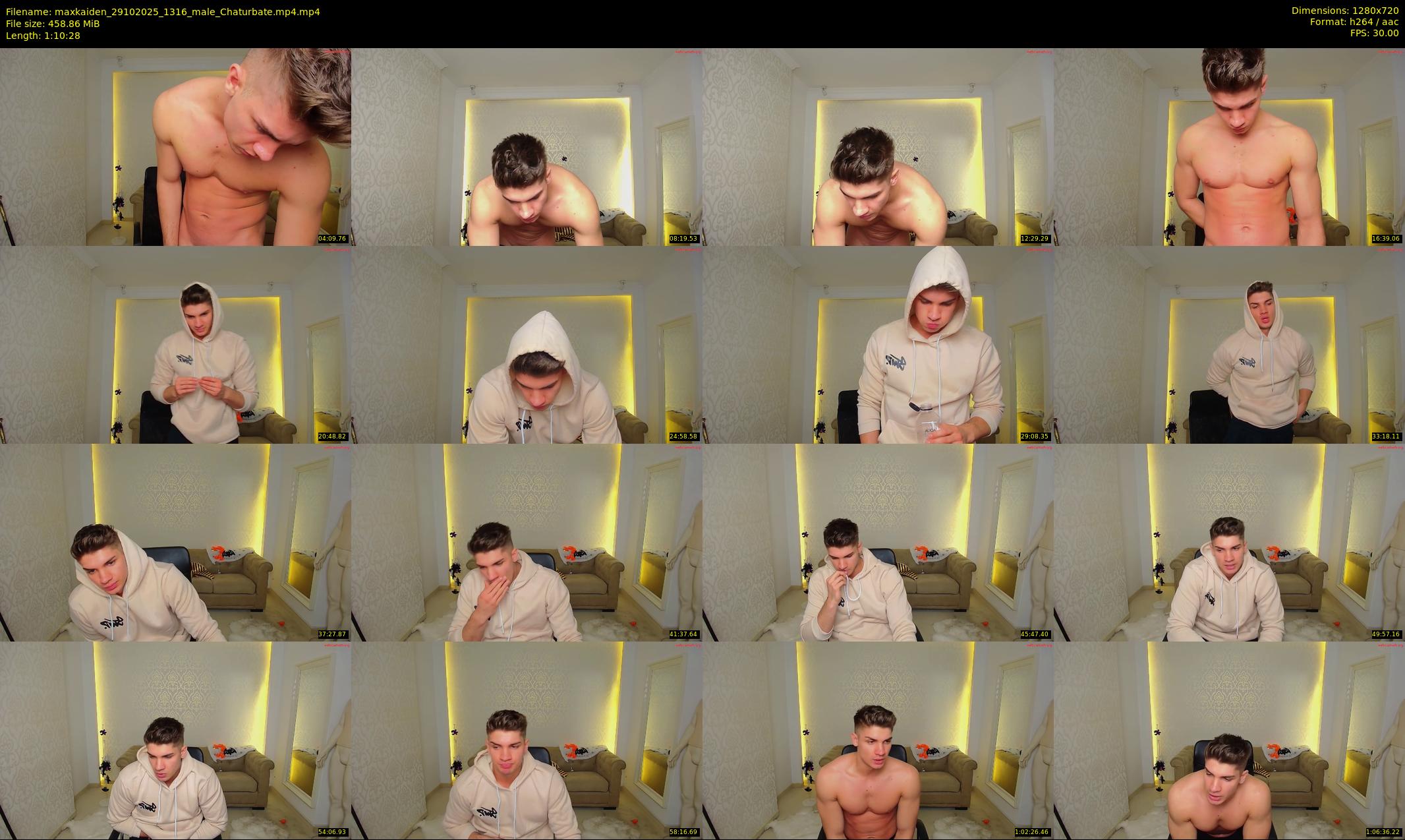 maxkaiden — 71 minute Chaturbate male cam show recording, 720p, Oct 29, 2025
