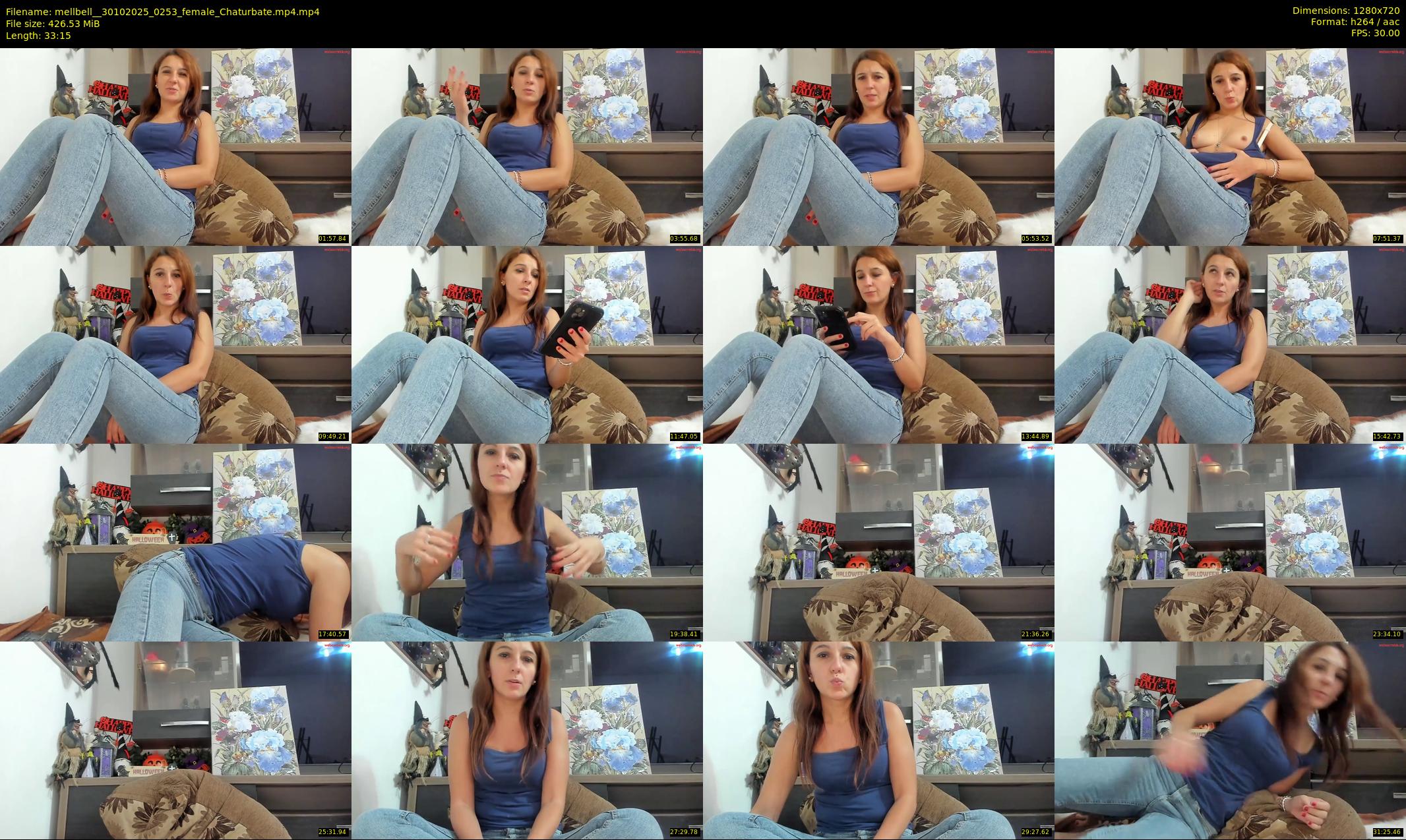 mellbell_ — 34 minute Chaturbate female cam show recording, 720p, Oct 30, 2025