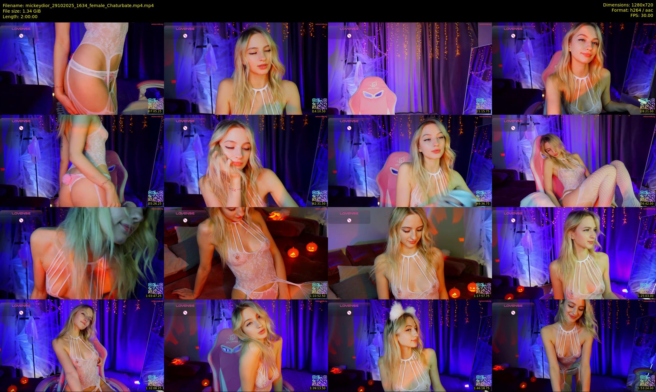 mickeydior — 120 minute Chaturbate female cam show recording, 720p, Oct 29, 2025