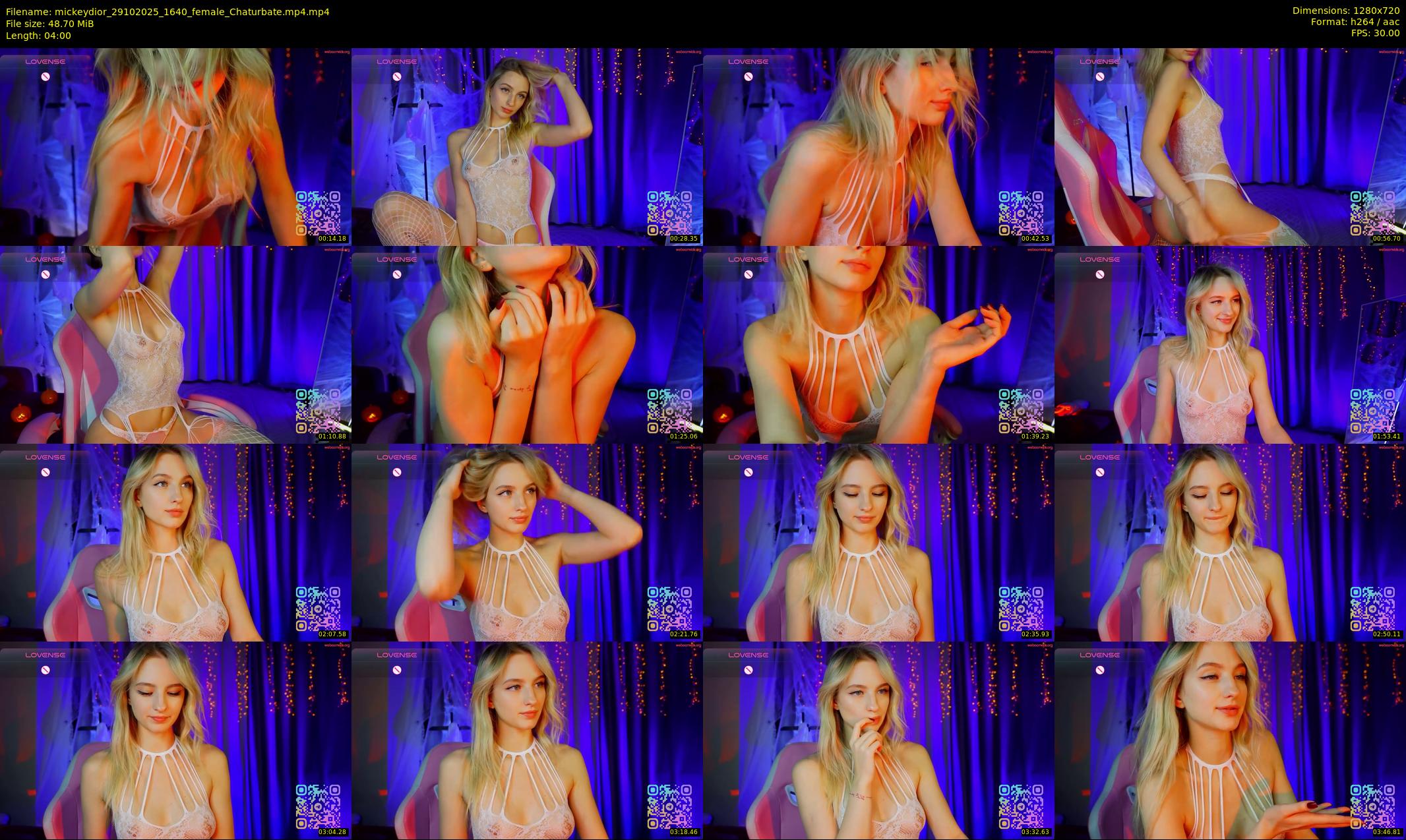 mickeydior — 4 minute Chaturbate female cam show recording, 720p, Oct 29, 2025