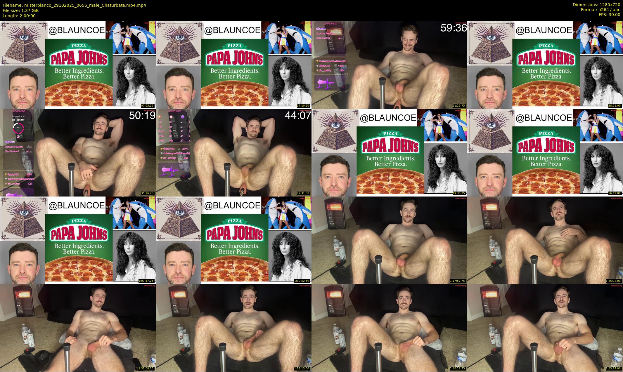 misterblanco — 120 minute Chaturbate male cam show recording, 720p, Oct 29, 2025