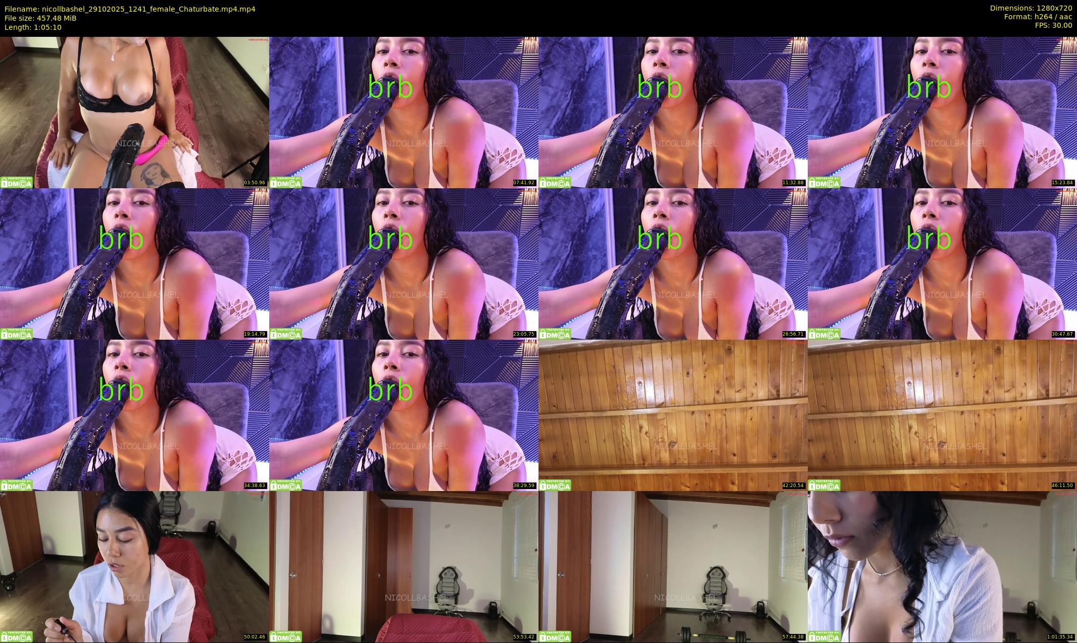 nicollbashel — 66 minute Chaturbate female cam show recording, 720p, Oct 29, 2025