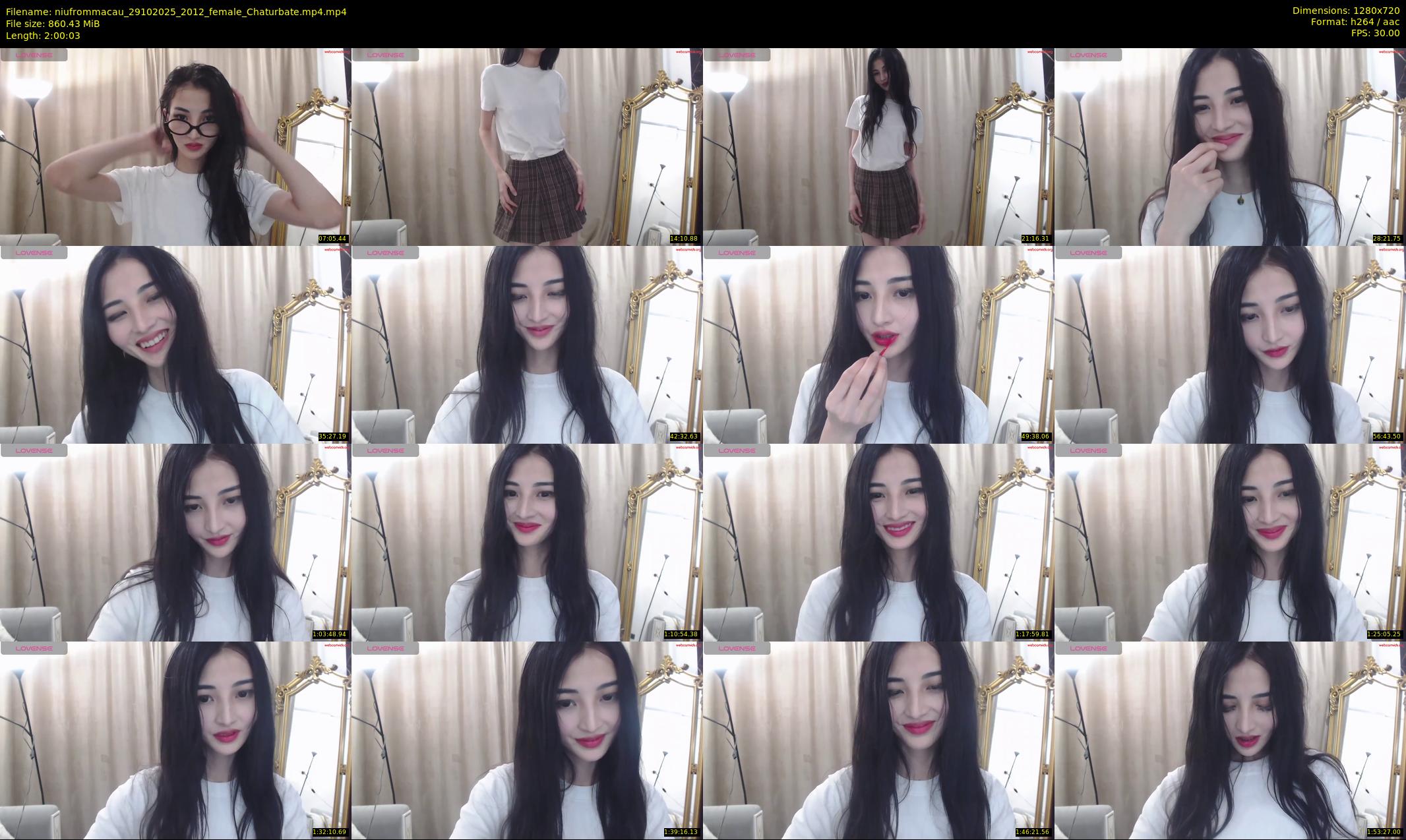 niufrommacau — 121 minute Chaturbate female cam show recording, 720p, Oct 29, 2025
