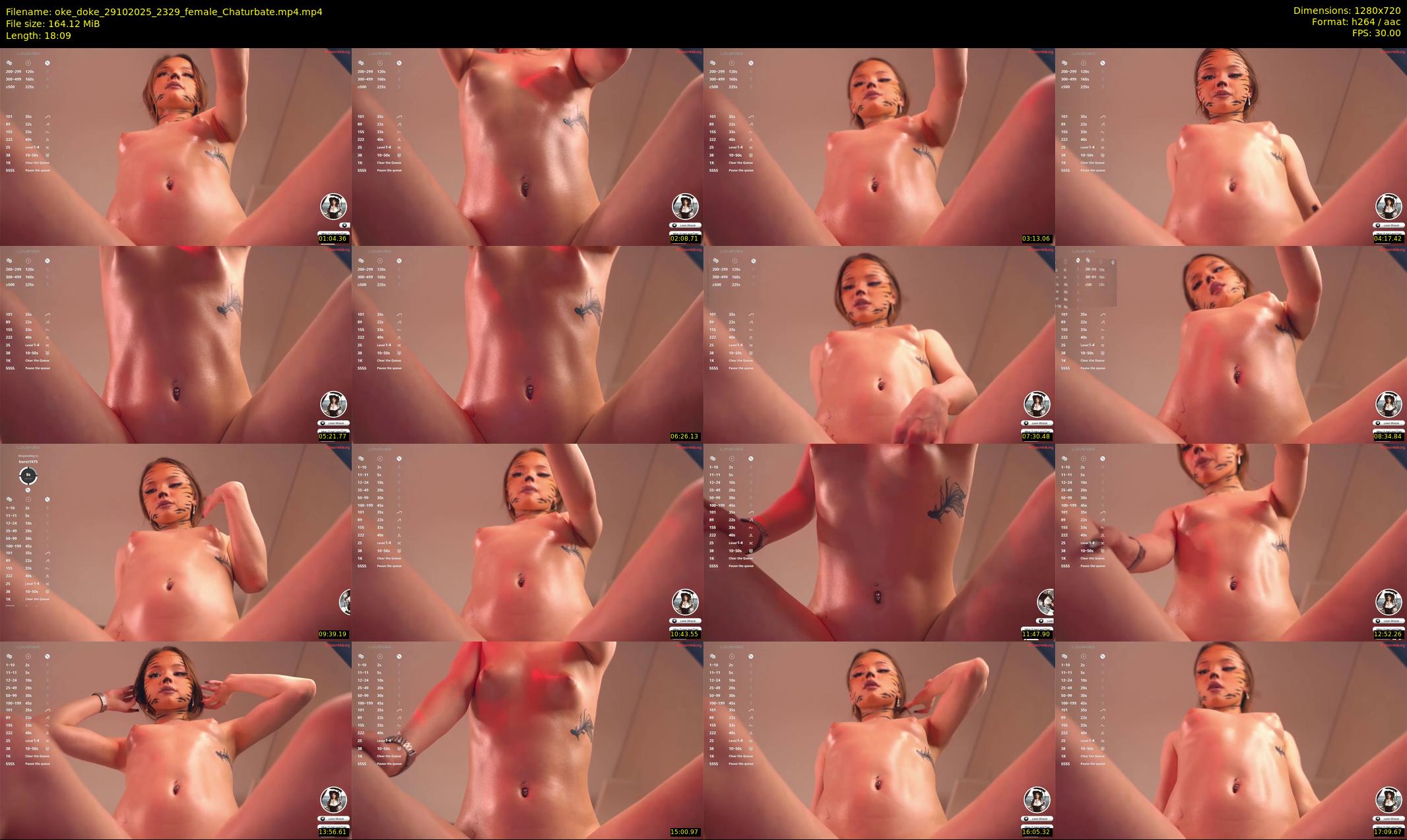oke_doke — 19 minute Chaturbate female cam show recording, 720p, Oct 29, 2025