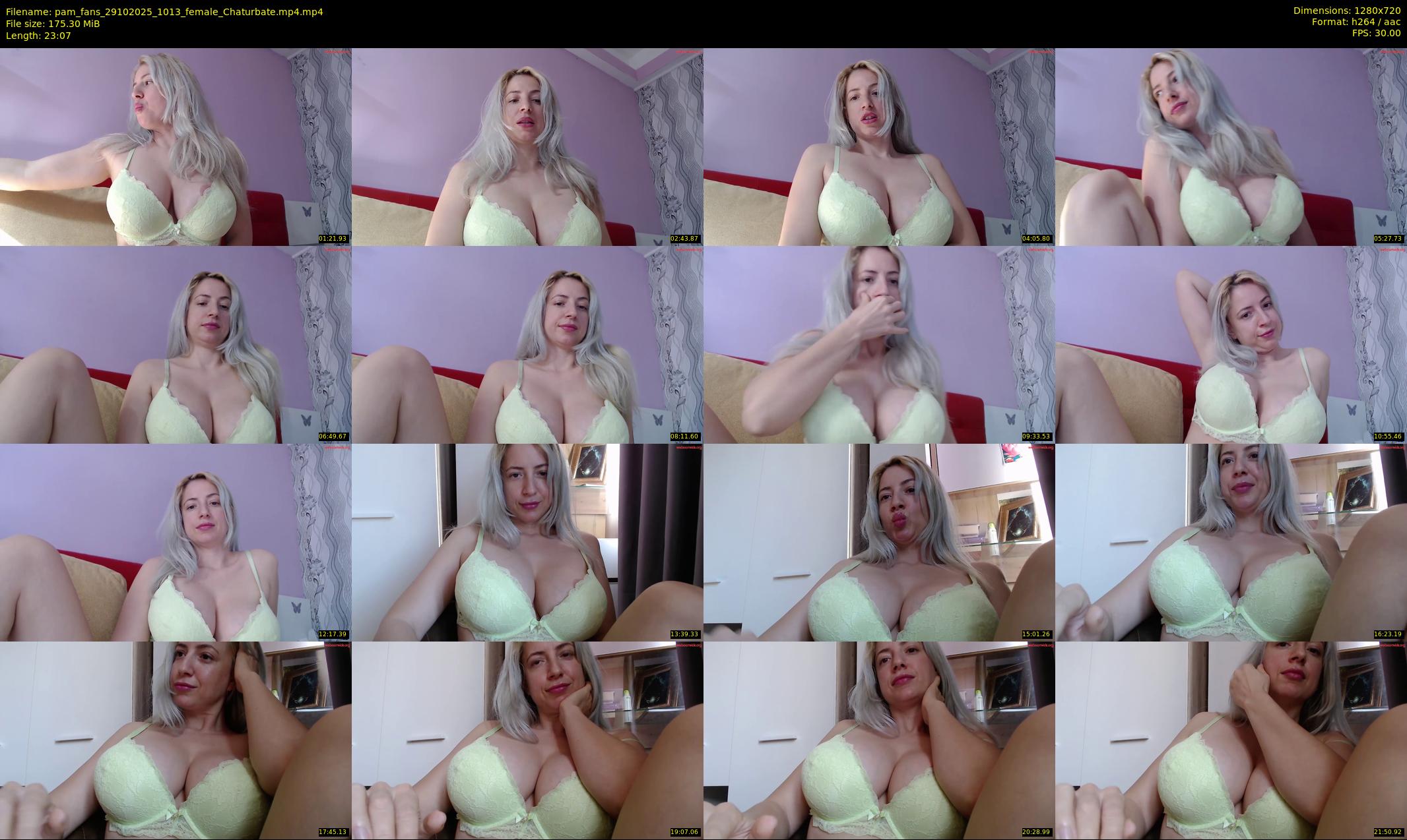 pam_fans — 24 minute Chaturbate female cam show recording, 720p, Oct 29, 2025